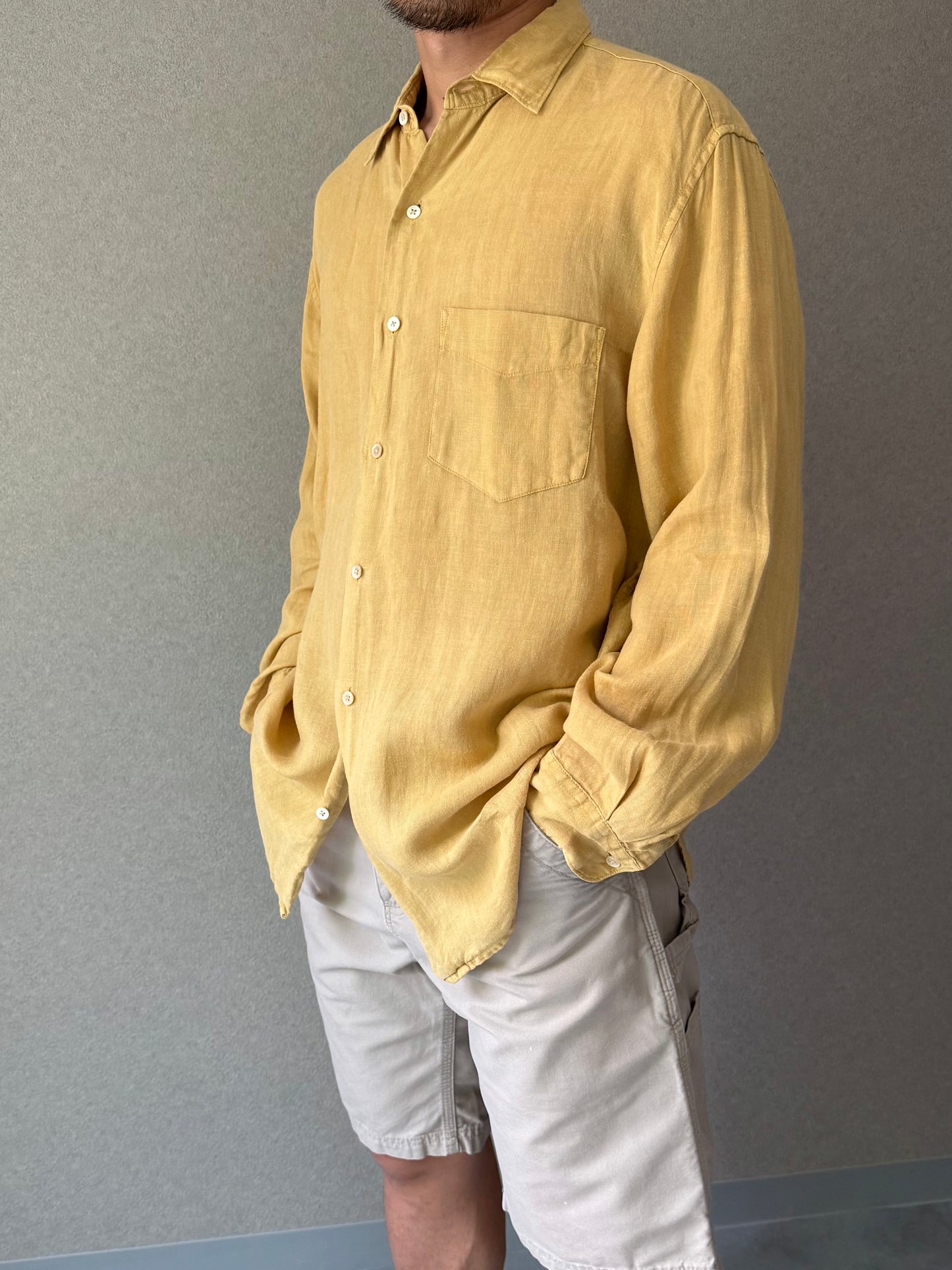 90's BANANA REPUBLIC linen shirt