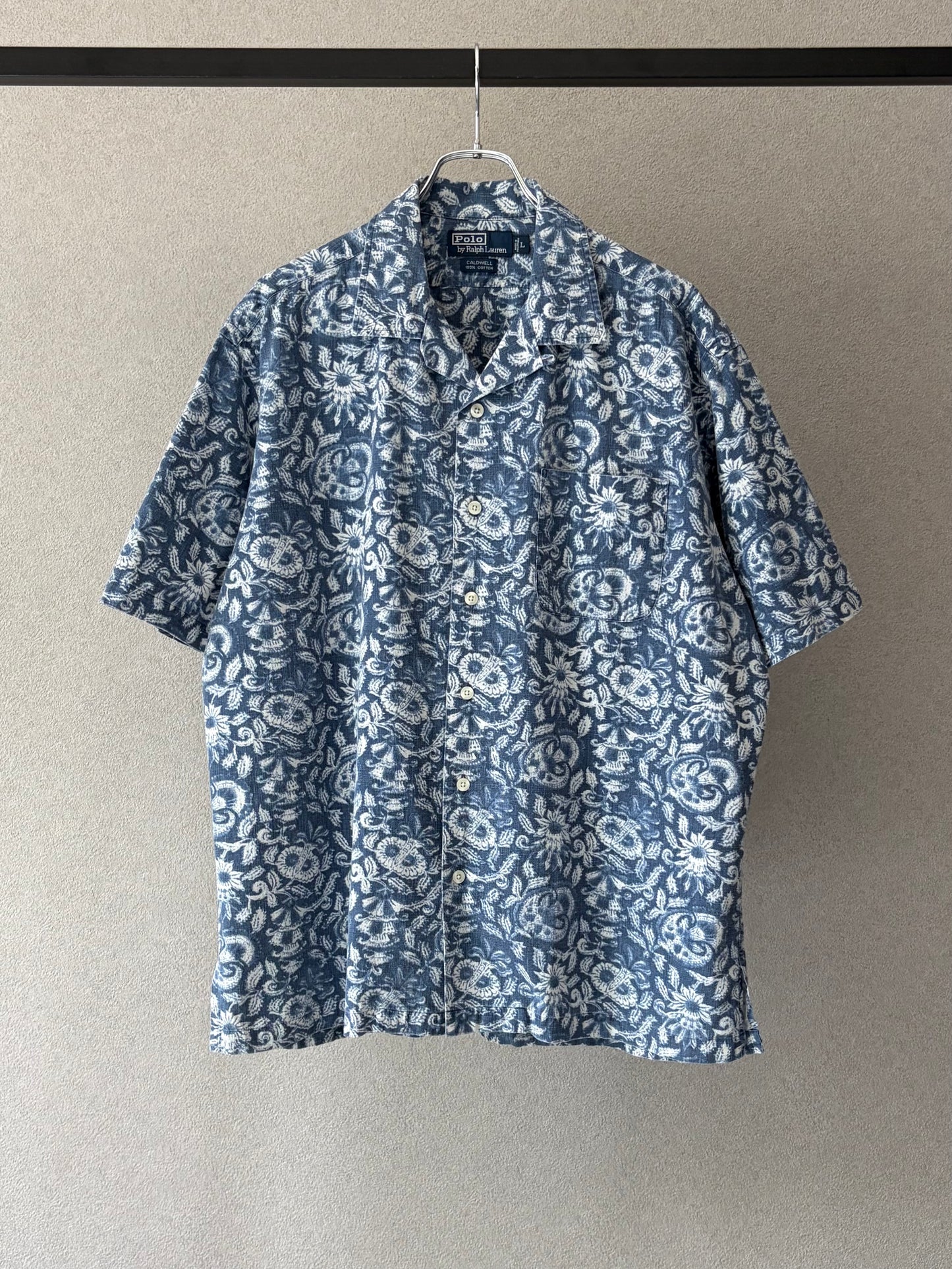 90's Polo Ralph Lauren open collar shirt "CALDWELL"