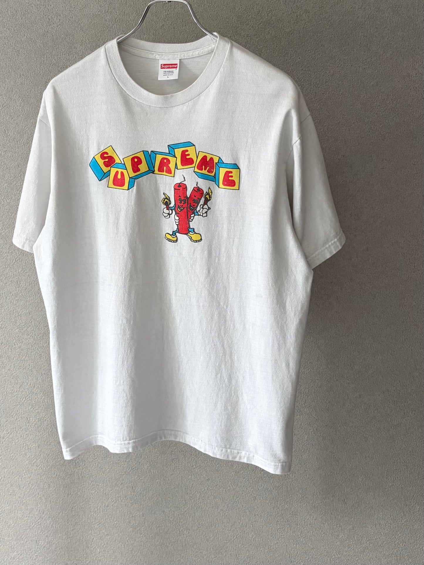 10's〜 SUPREME skate t-shirt "Made in USA"