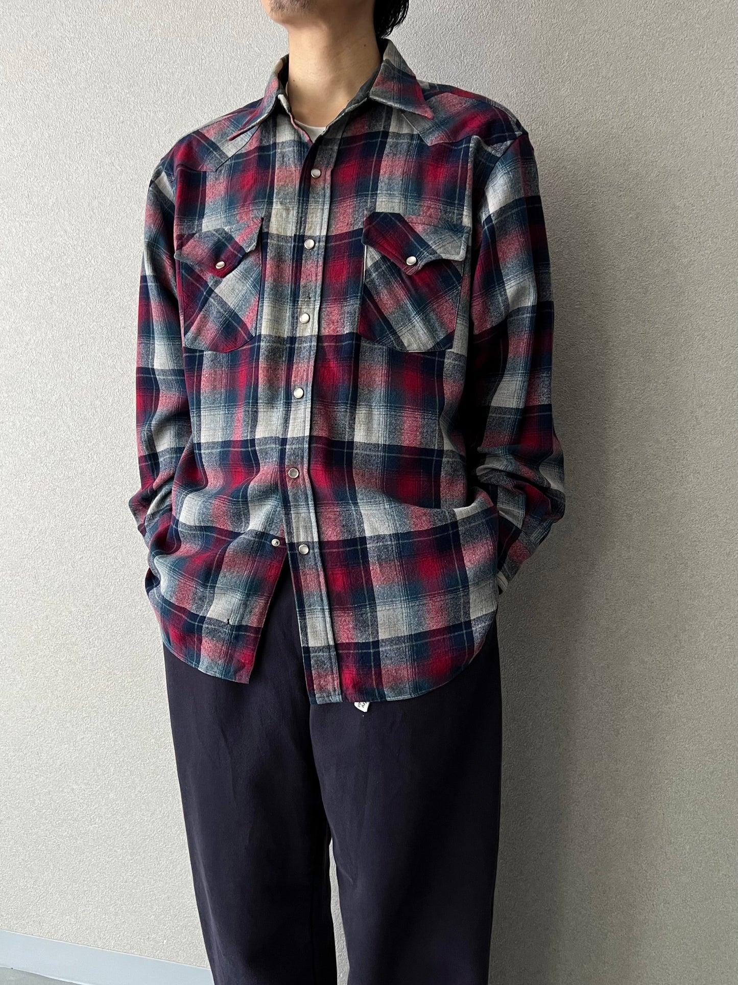 90's PENDLETON western wool shirt "Made in USA"