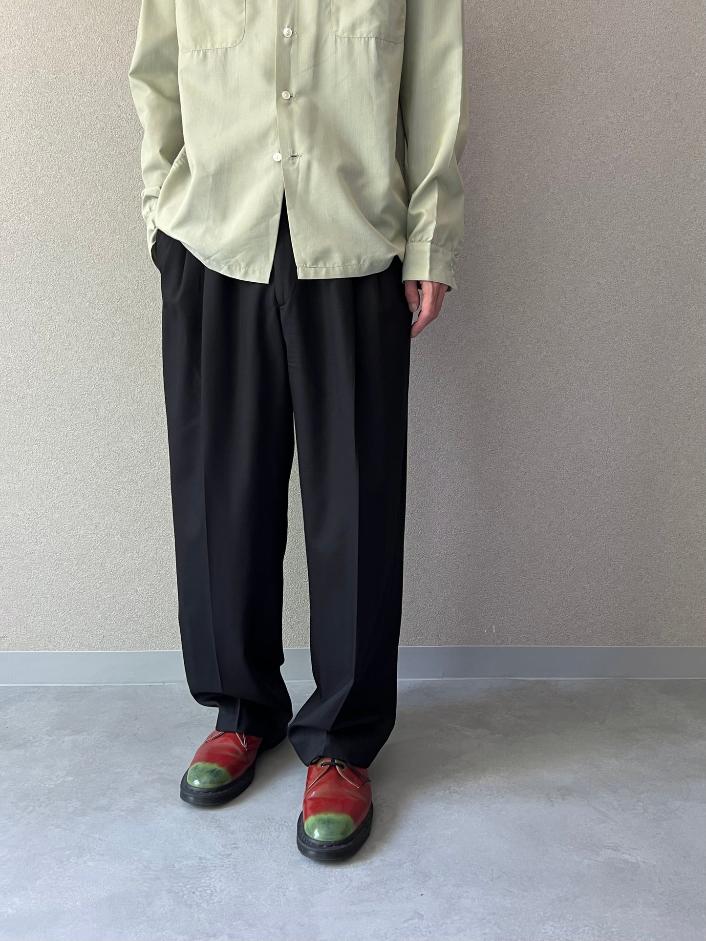 90's UNKNOWN wool slacks "Made in ITALY"