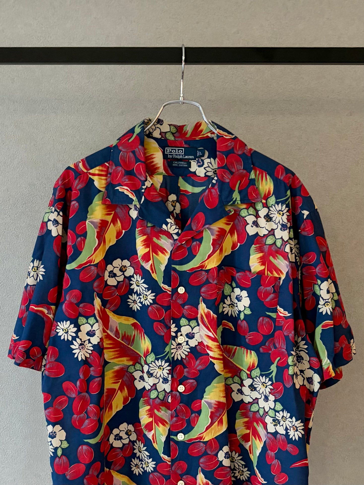 90's Polo Ralph Lauren open collar shirt "CALDWELL"