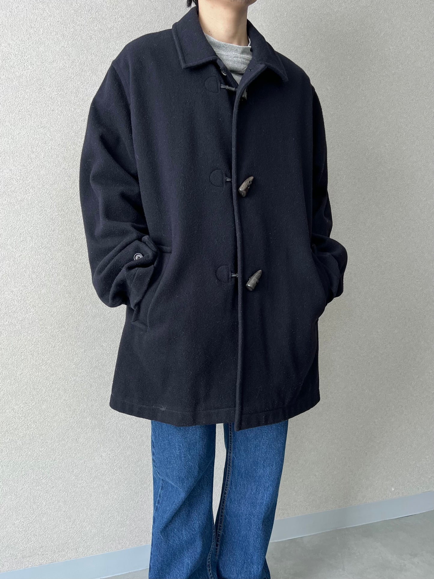 90's Polo Ralph Lauren wool half coat