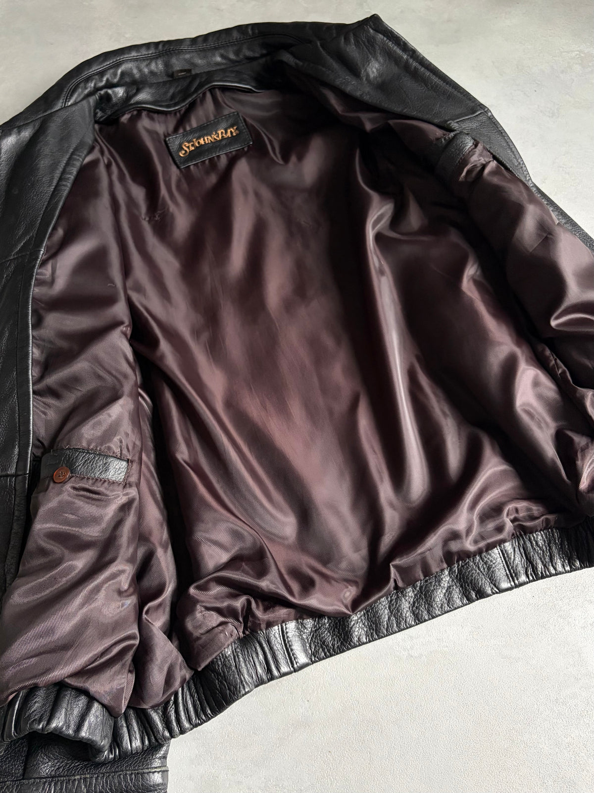 00's ST.JOHN'S BAY leather jacket