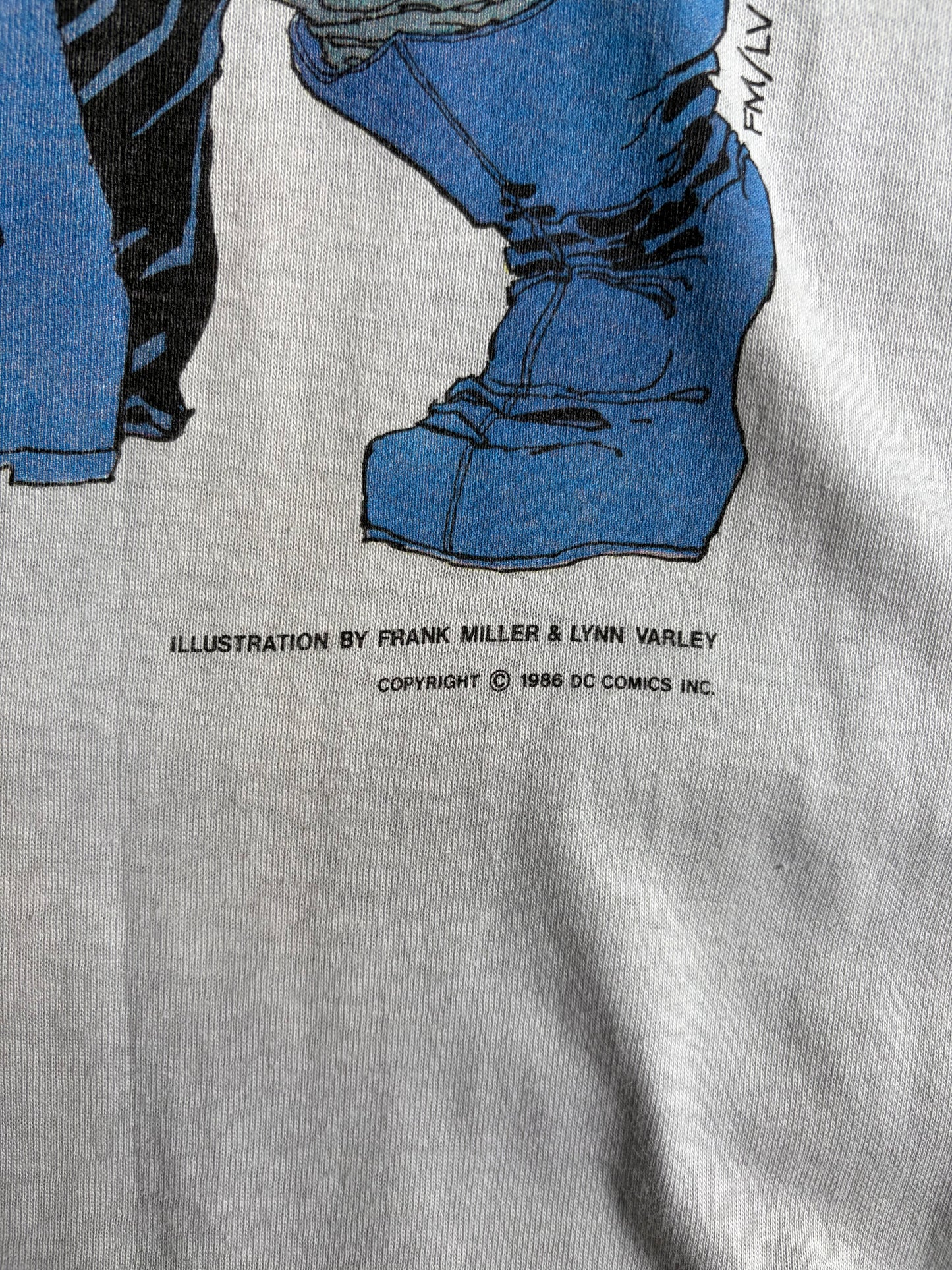 80's BATMAN THE DARK KNIGHT FRANK MILLER t-shirt "Made in USA"