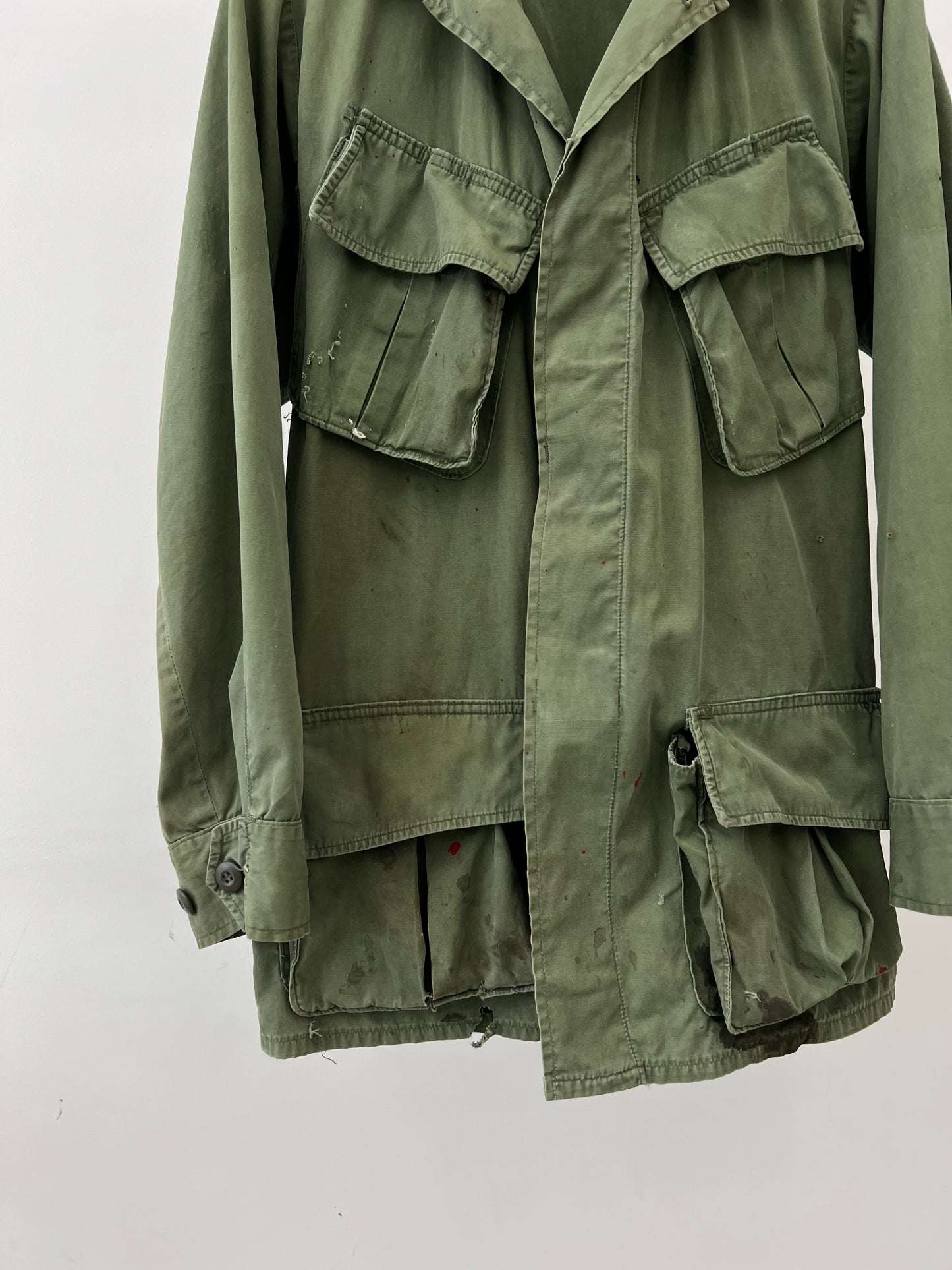 60's US.ARMY jungle fatigue jacket "3rd"