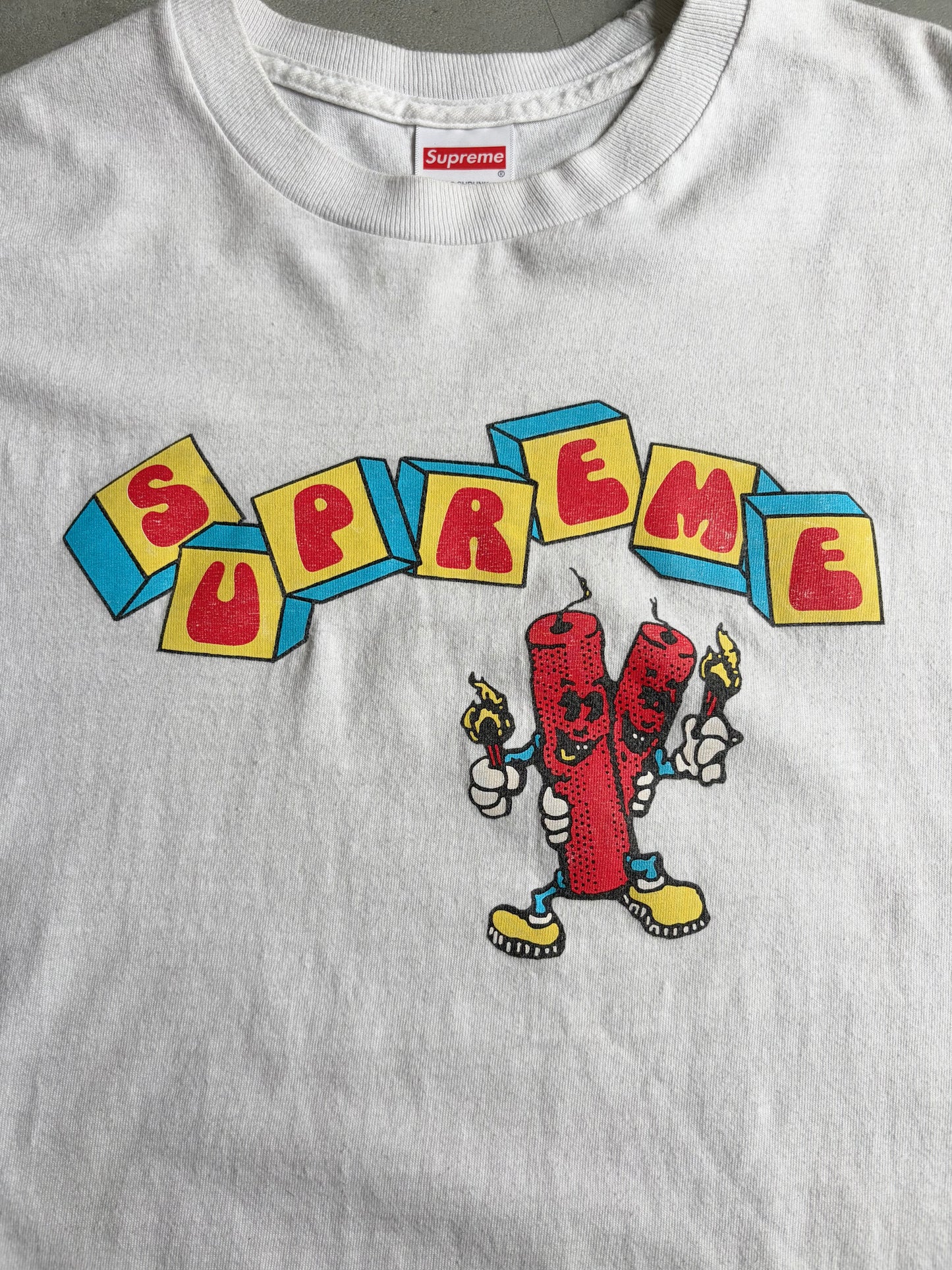 10's〜 SUPREME skate t-shirt "Made in USA"