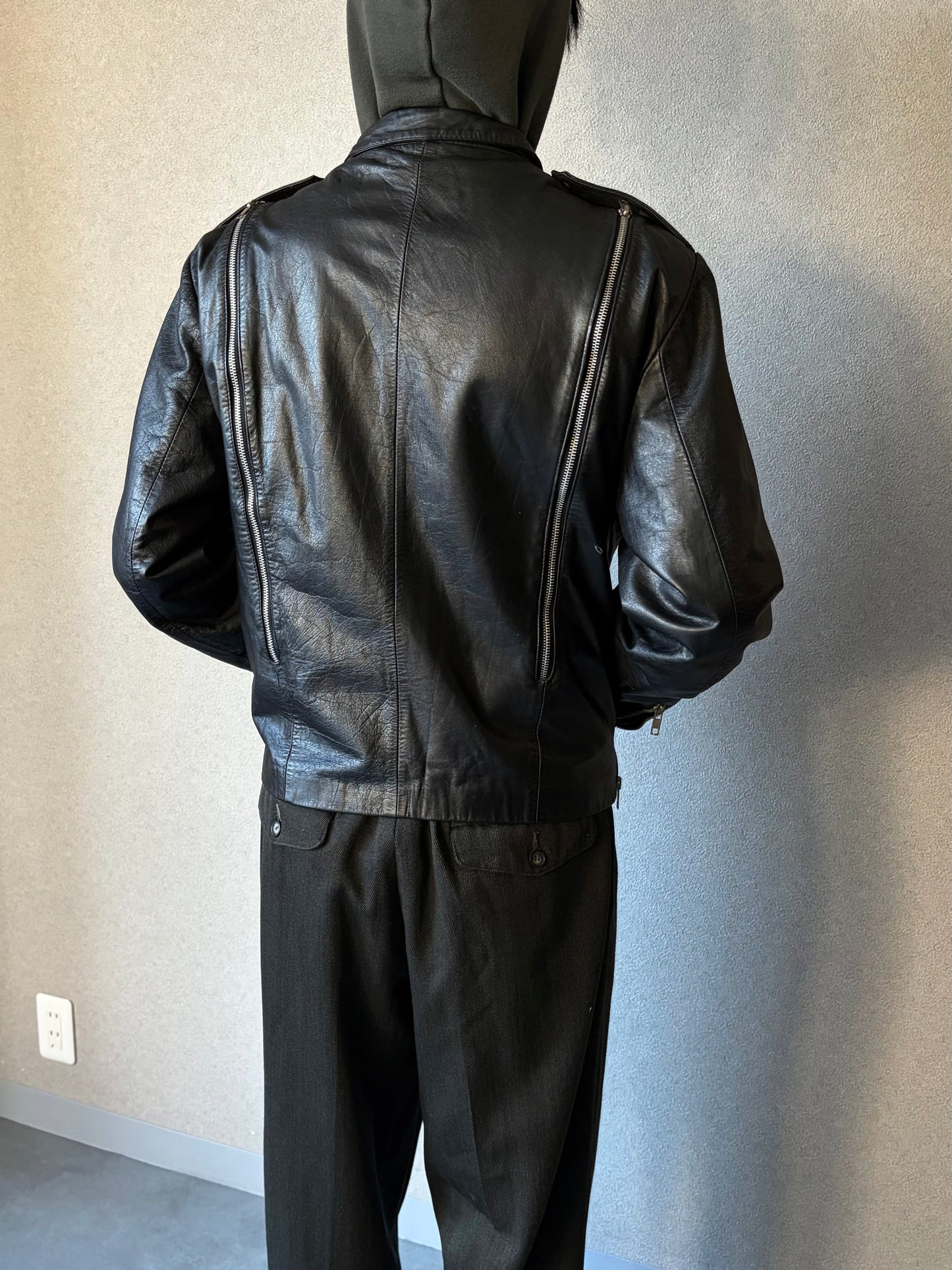 80's Chessking leather jacket