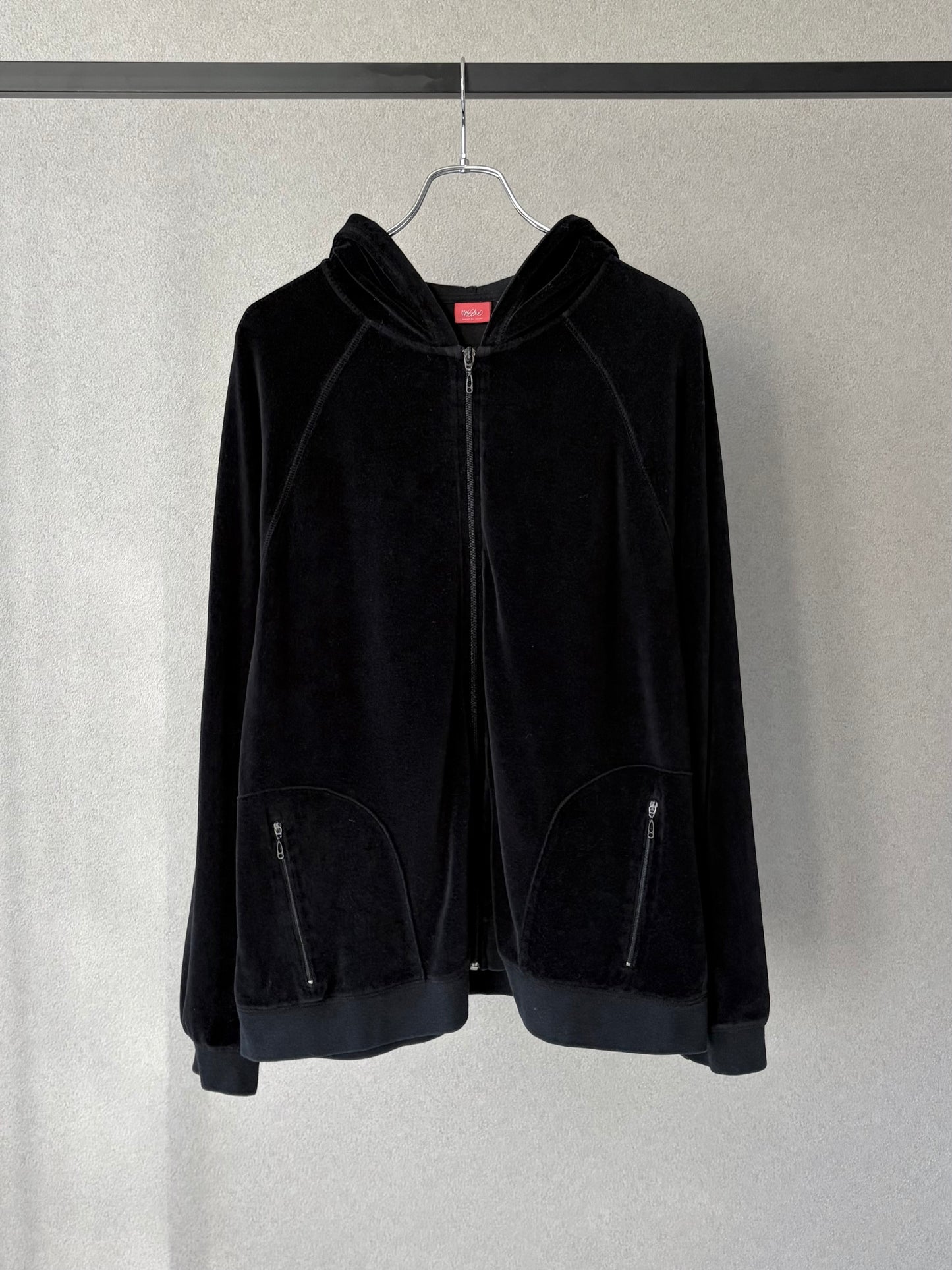 00's mossimo velours hoodie