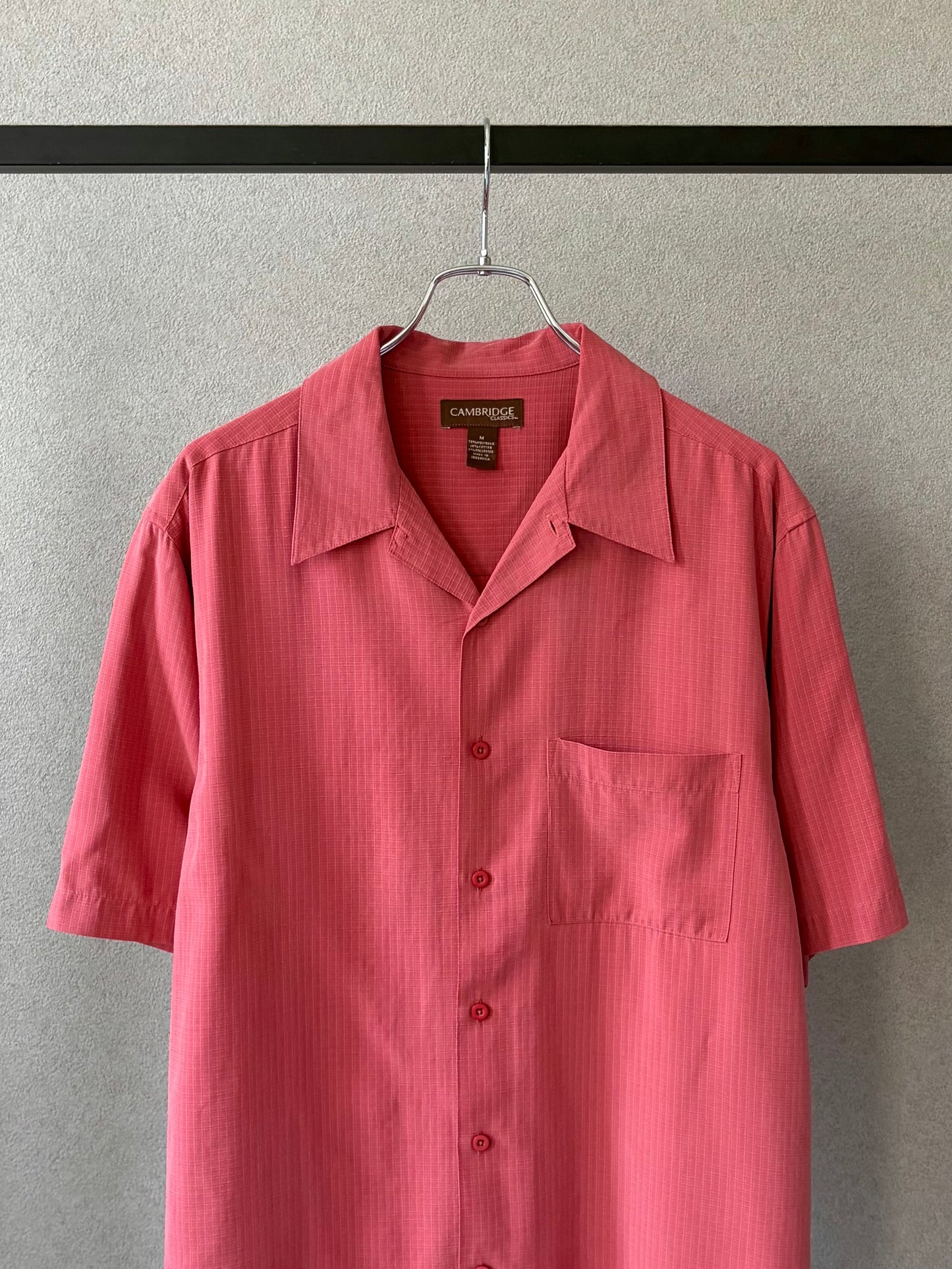 00's CAMBRIDGE CLASSICS open collar shirt