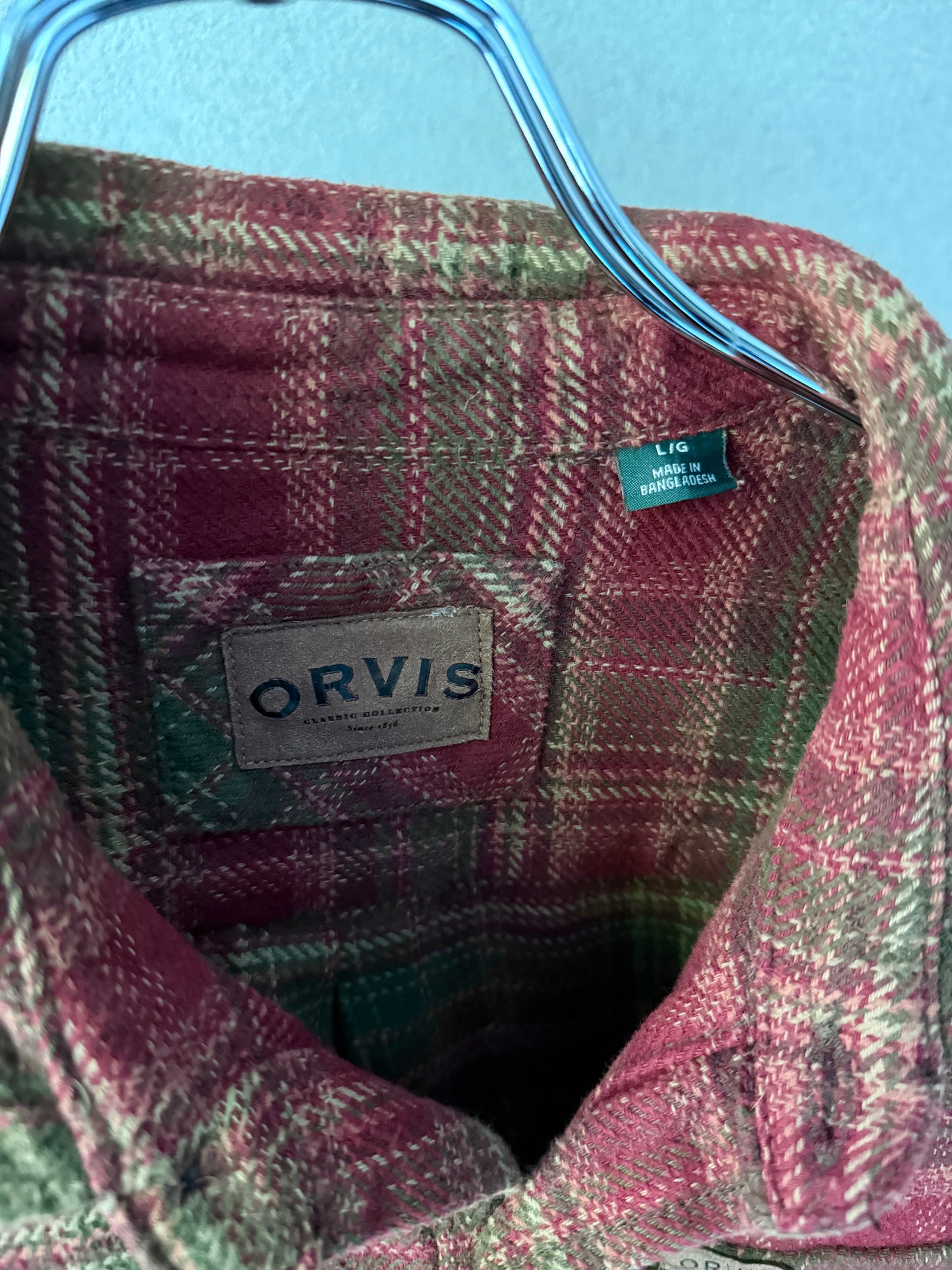 00's ORVIS flannel shirt