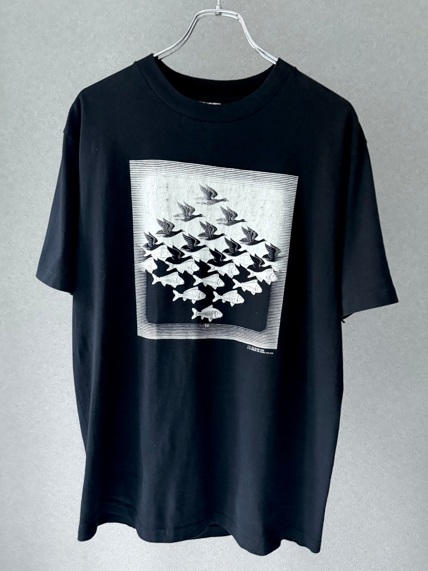90's M.C.ESCHER HEIRS t-shirt "Made in USA"