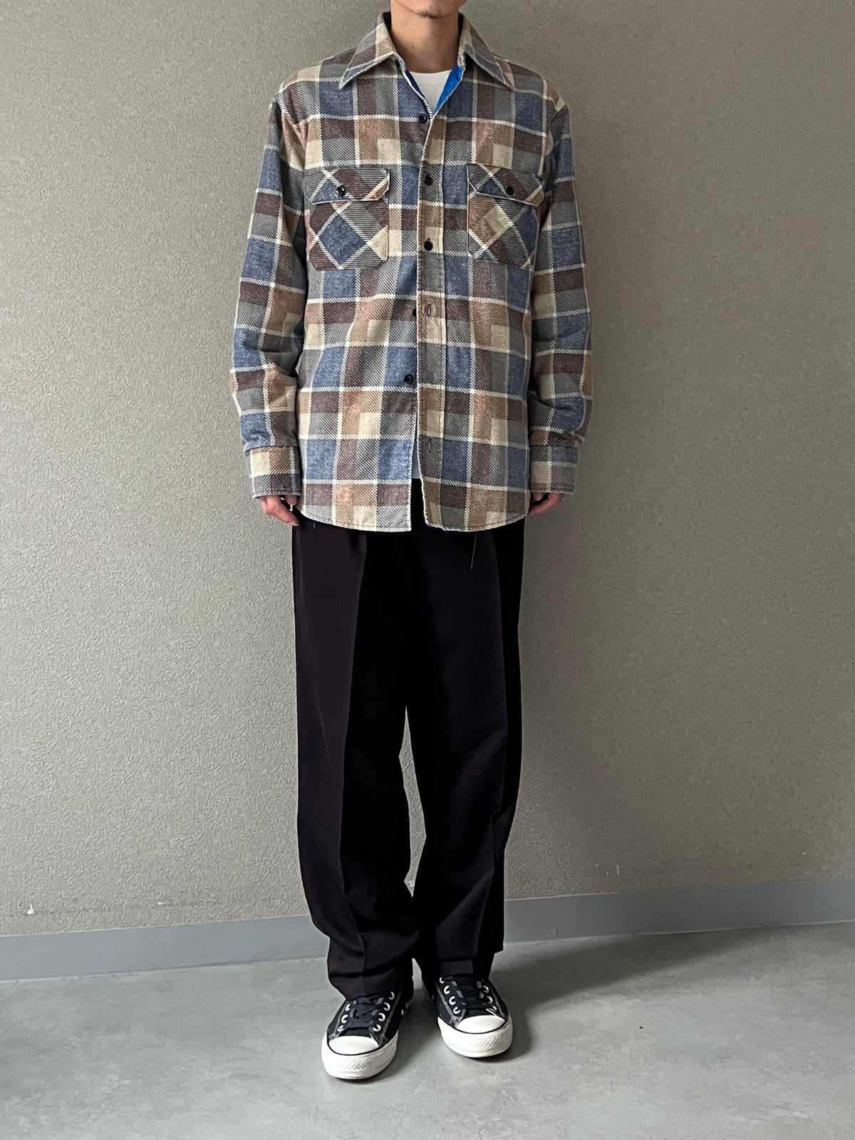 80's Fieldmaster quilting lining flannel shirt