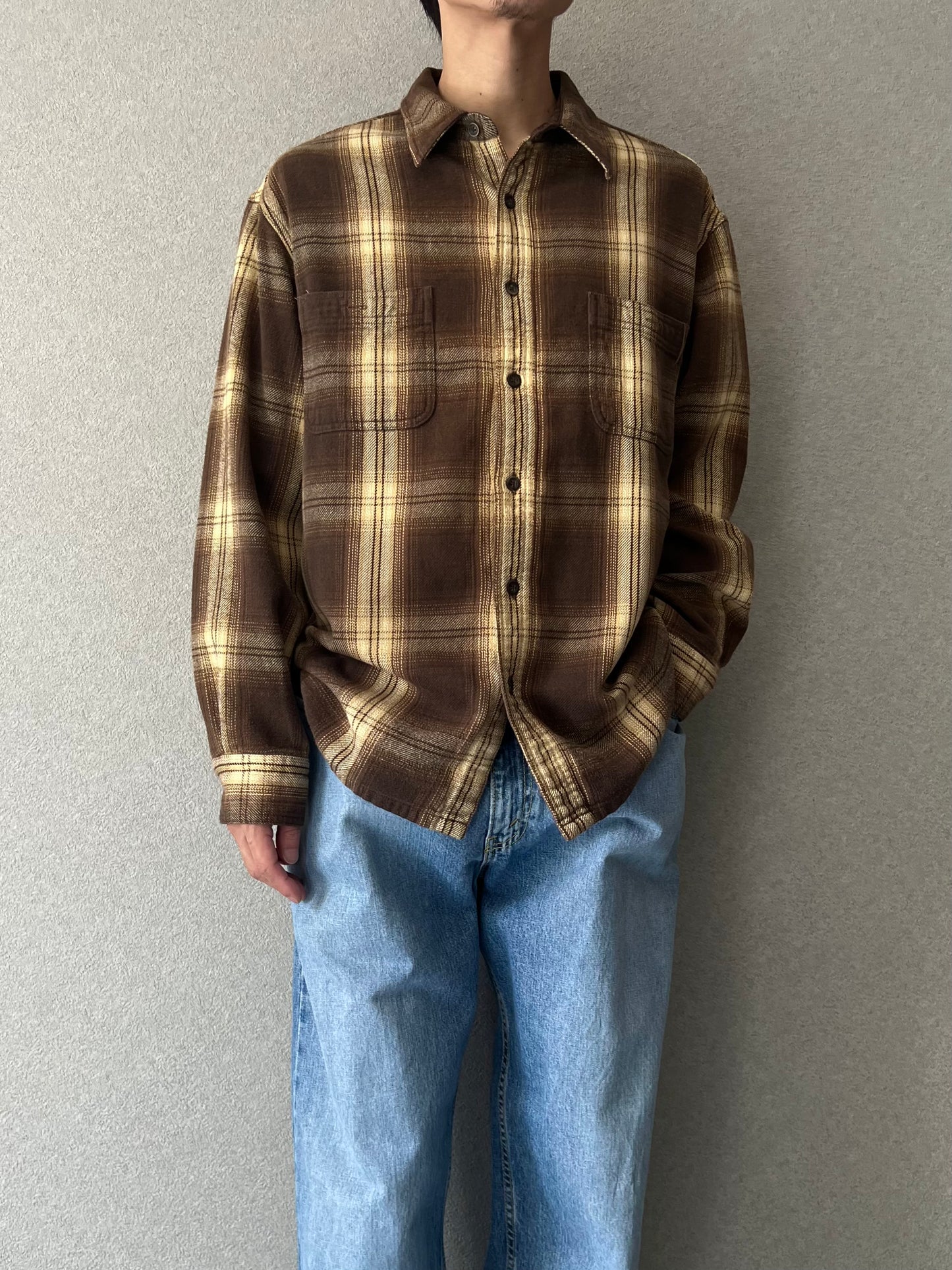 00's ST. JOHN’S BAY flannel shirt