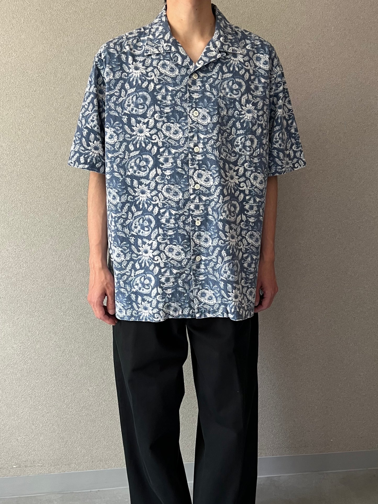 90's Polo Ralph Lauren open collar shirt "CALDWELL"