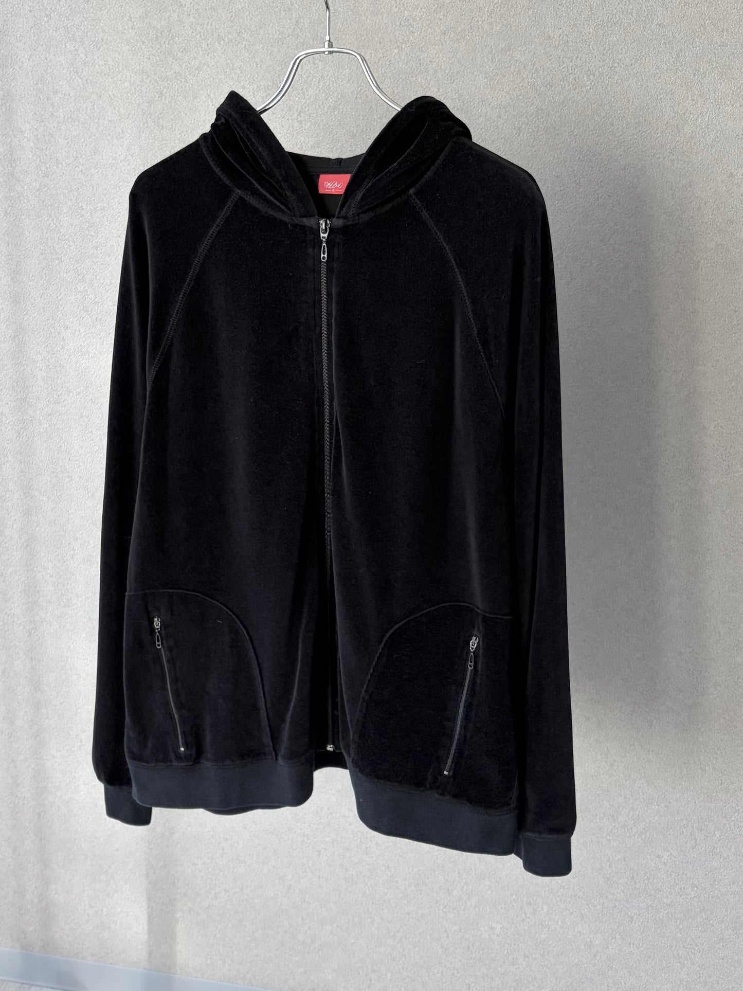 00's mossimo velours hoodie