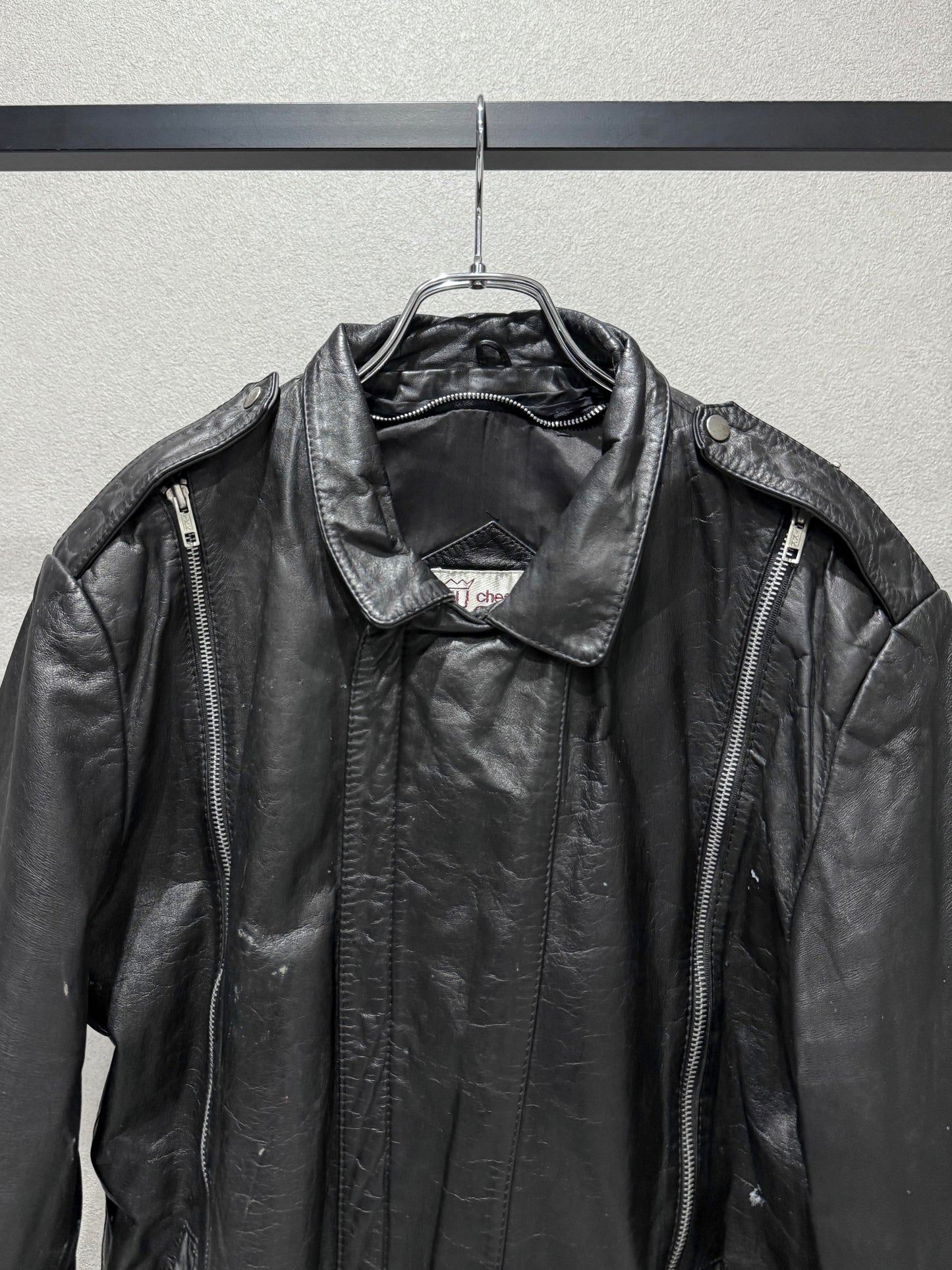 80's Chessking leather jacket
