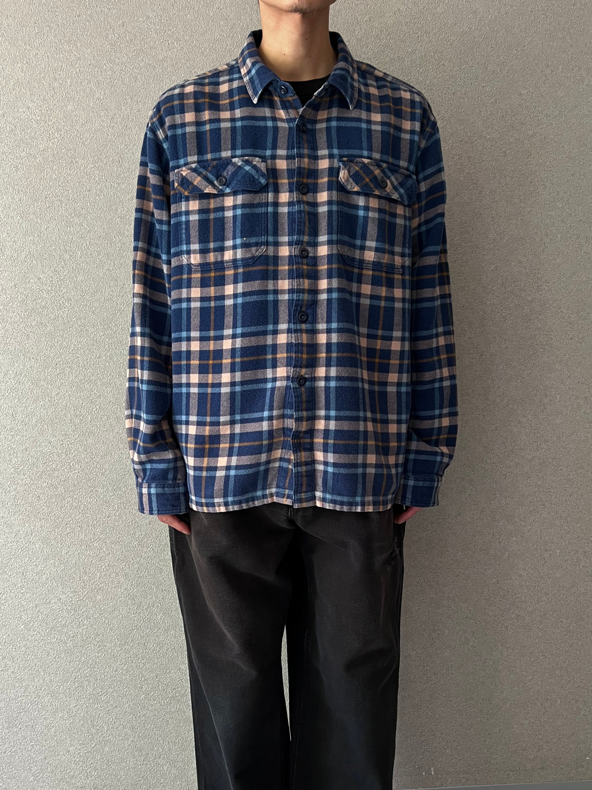 10's patagonia flannel shirt