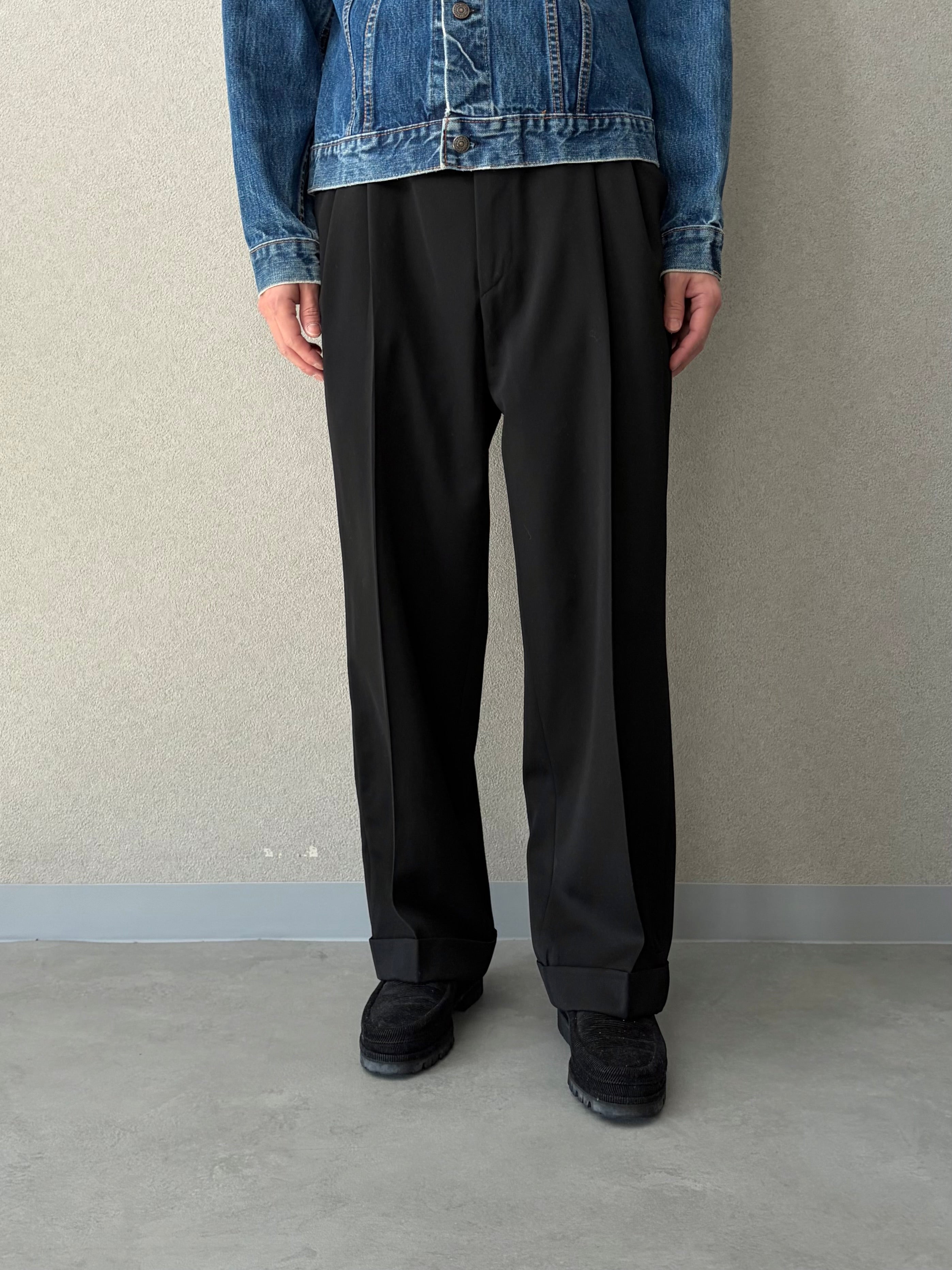 イタリア製 90s Zanella ノータック スラックス イタリア製 90s Zanella ノータック スラックス