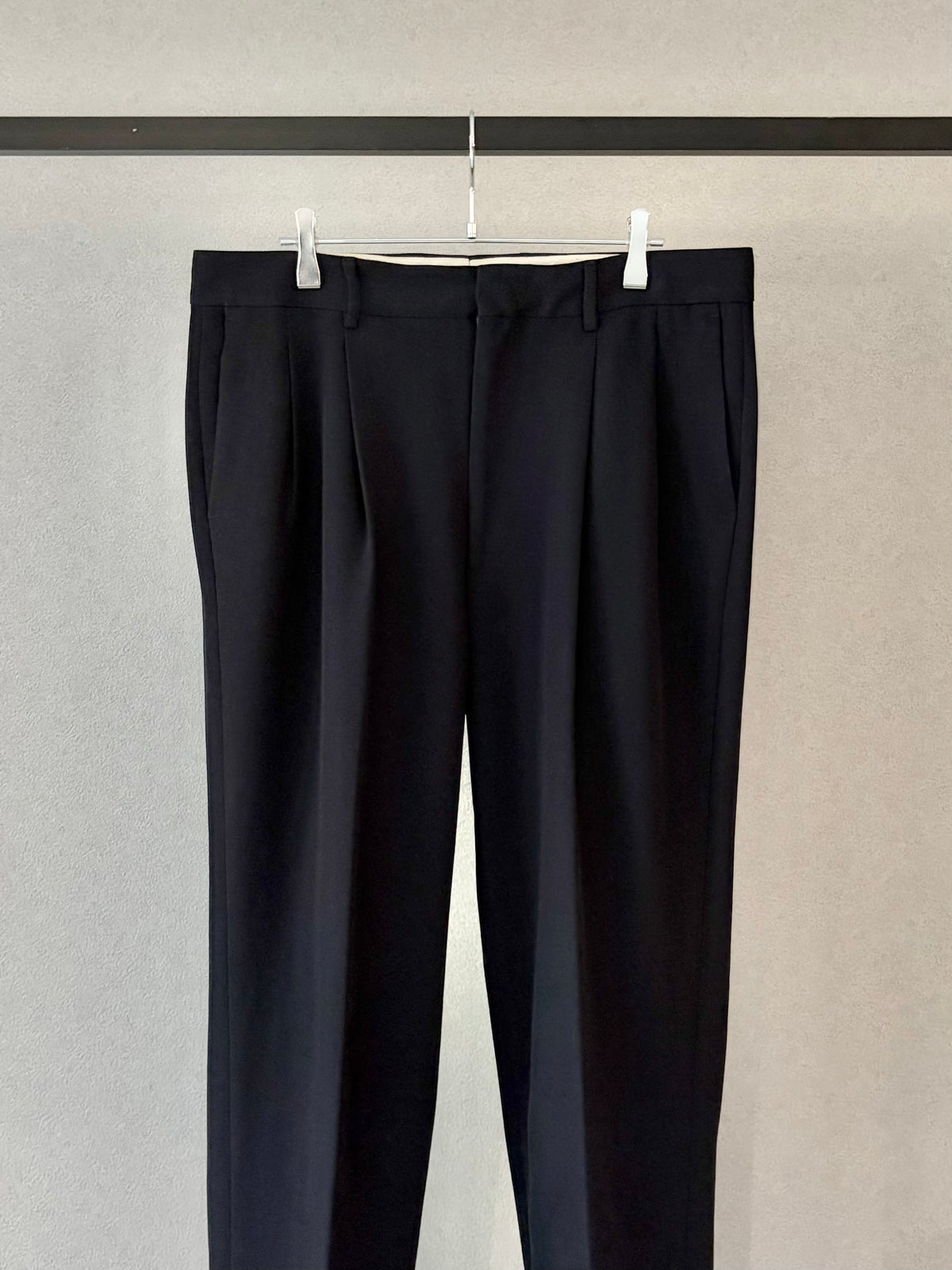 90's BANANA REPUBLIC wool × nylon slacks "Made in ITALY"