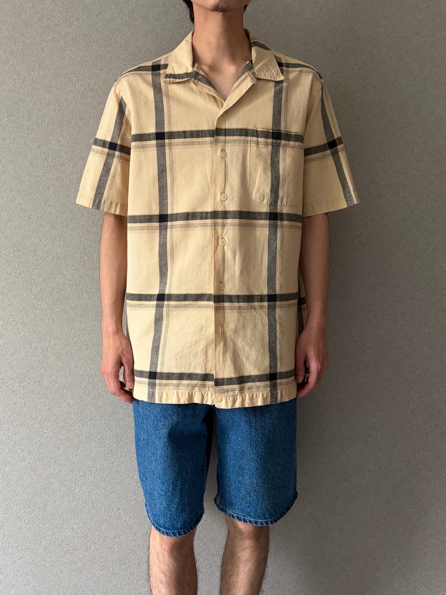90's Polo Ralph Lauren open collar shirt "CLAYTON"