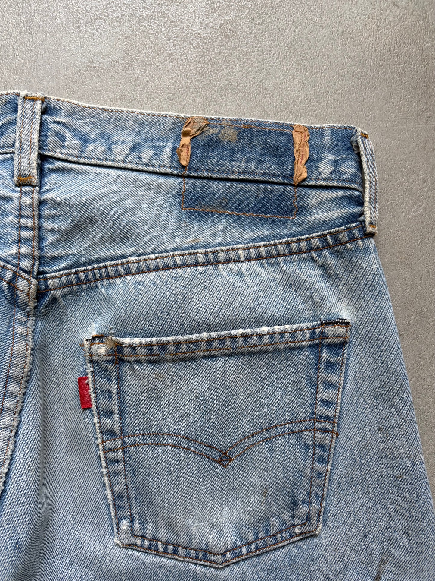 80's Levi's 501 denim pants "RED LINE”