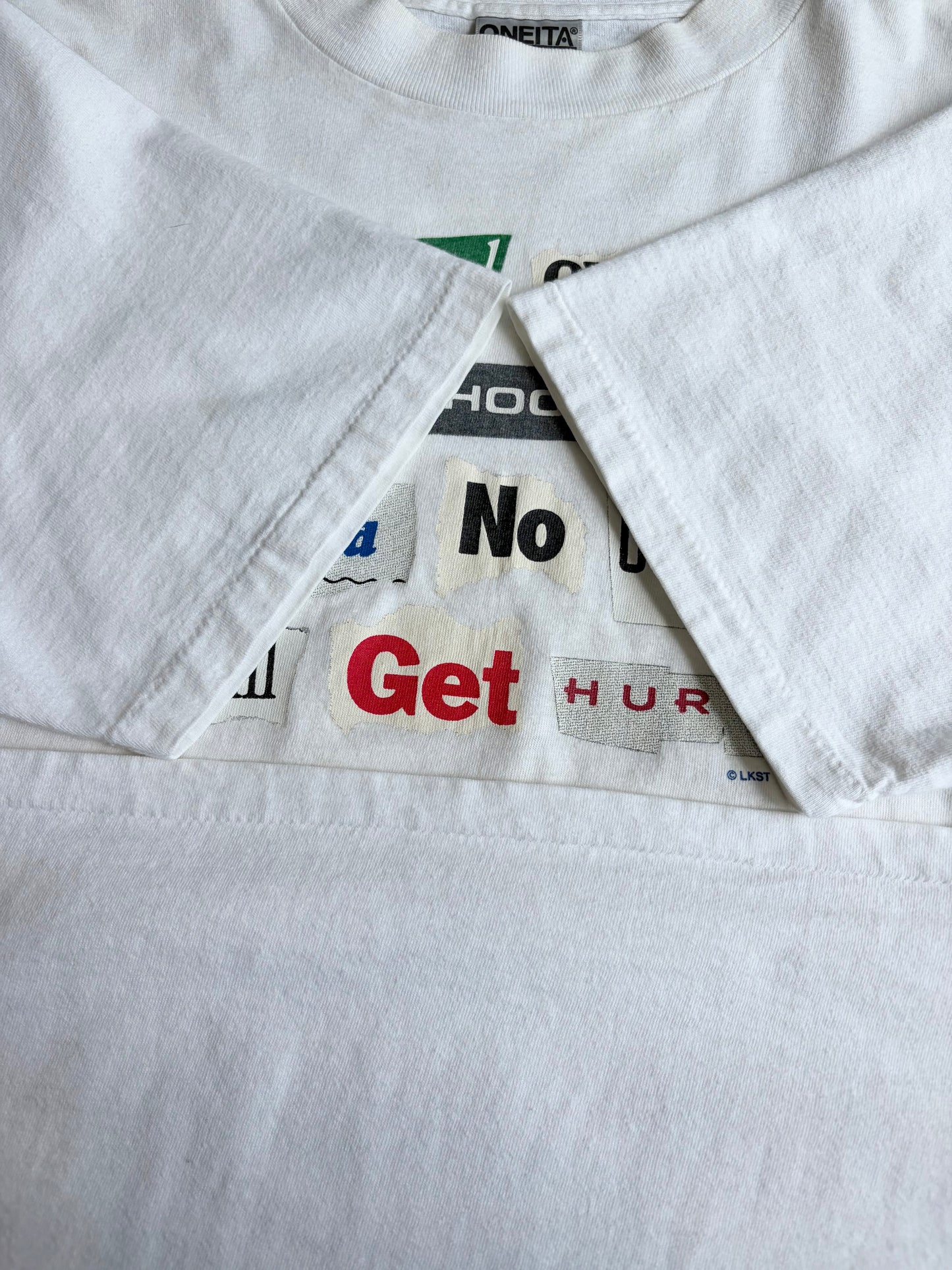 90's UNKNOWN message t-shirt
