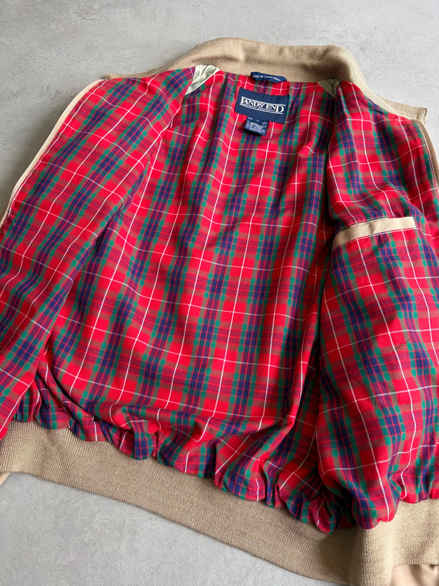 80's〜 LANDS'END harrington jacket