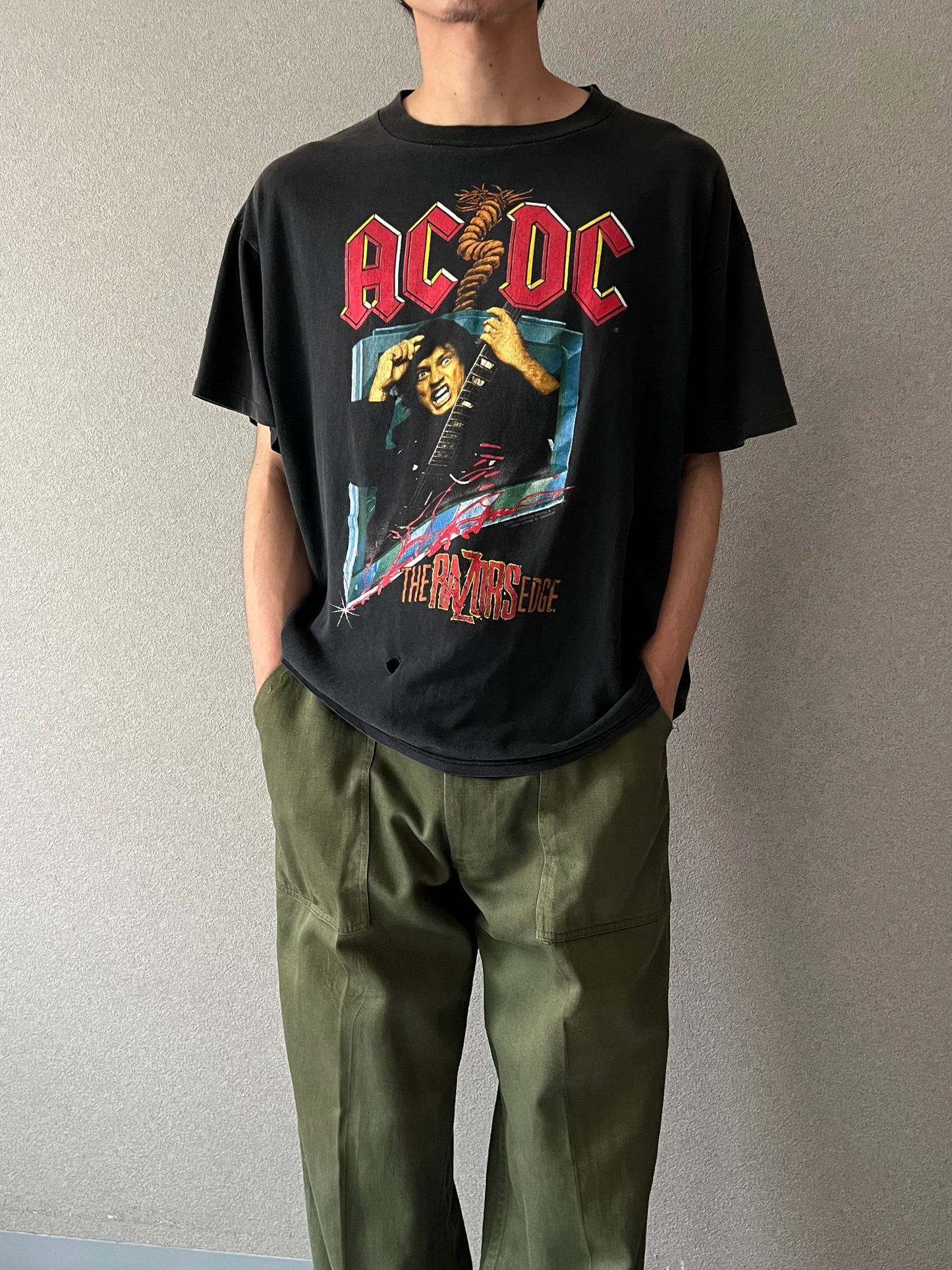 90's AC/DC music t-shirt "Made in USA"