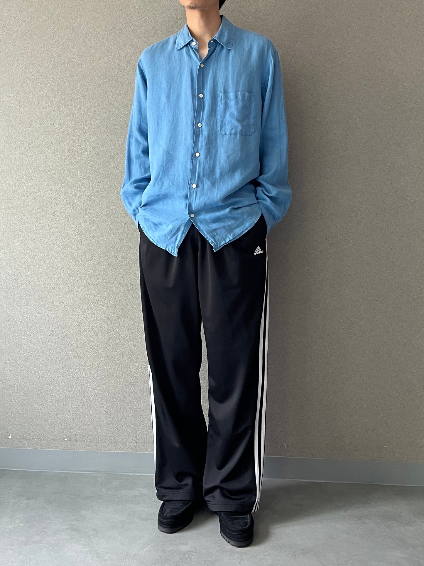 00's BANAN REPUBLIC linen shirt