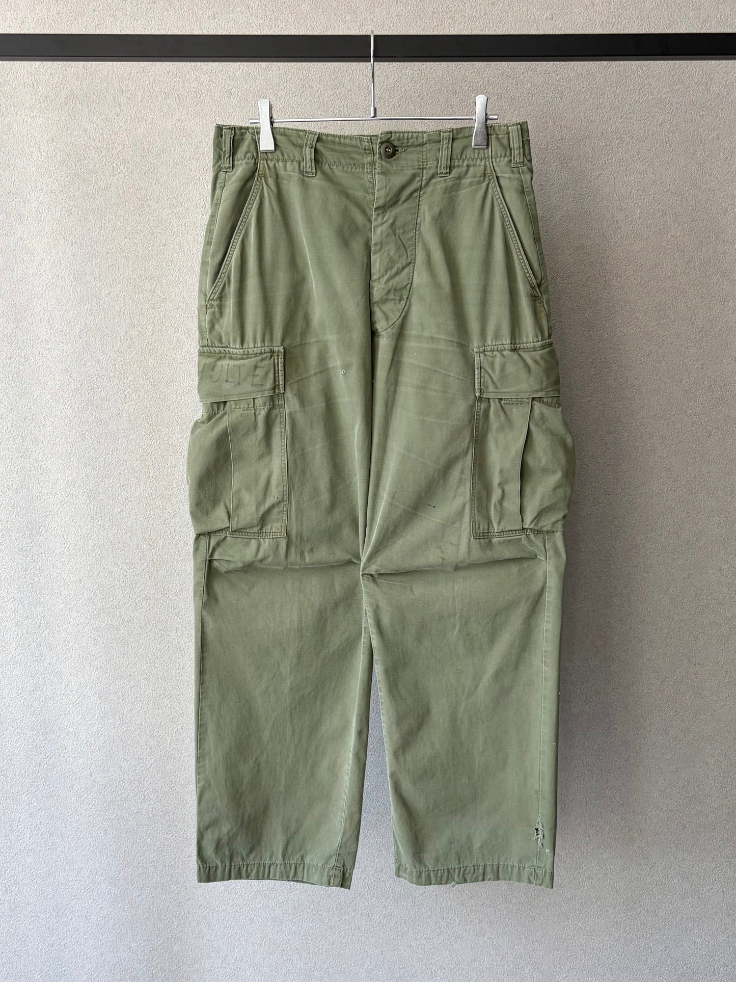60's US.ARMY jungle fatigue pants "3rd"