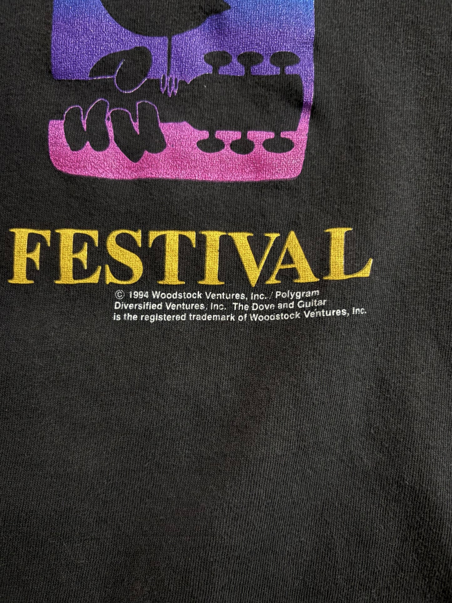 90's Woodstock music t-shirt “made in USA”