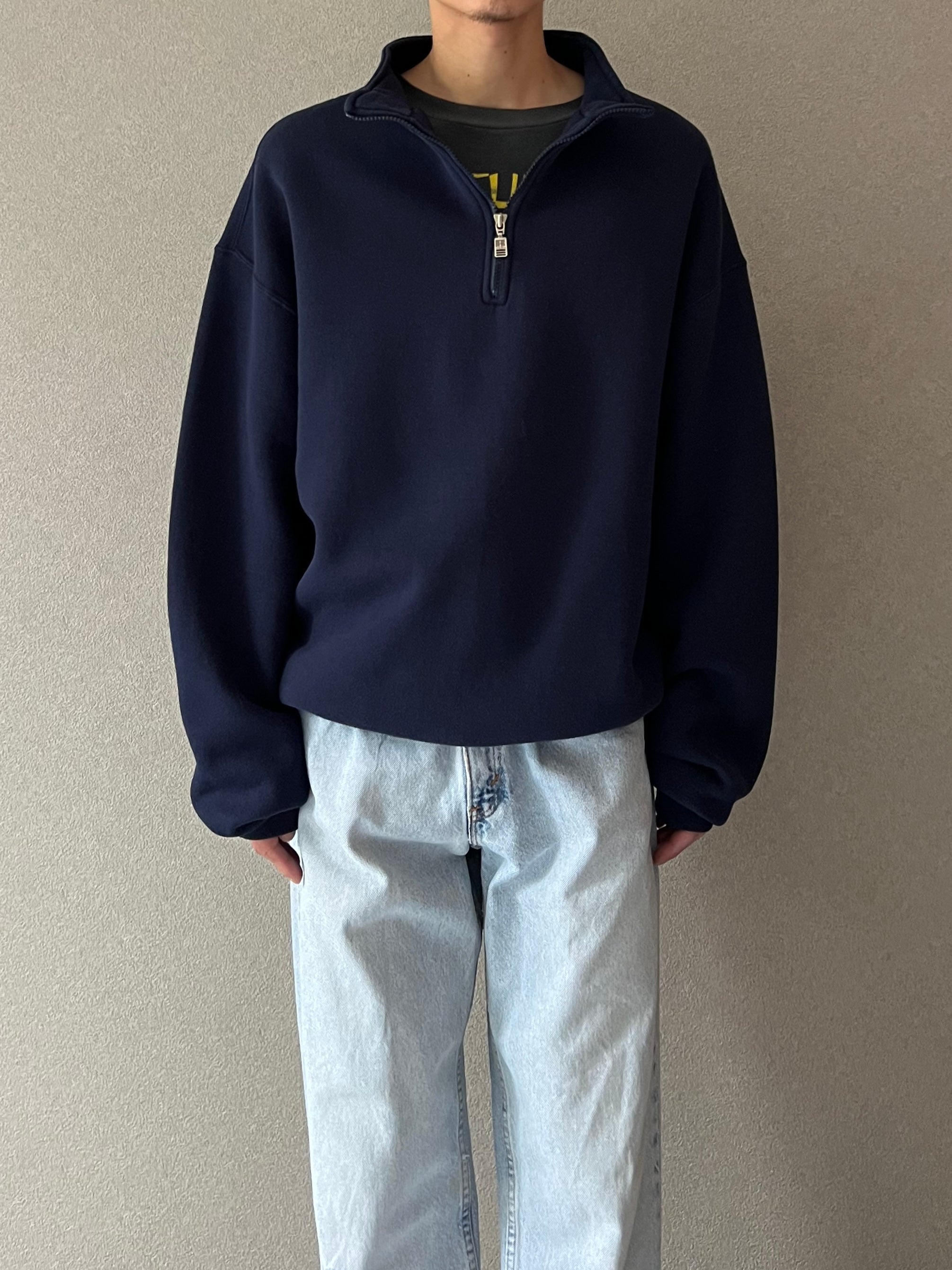 90's RUSSELL half zip sweater – HARU CLOTHING STORE