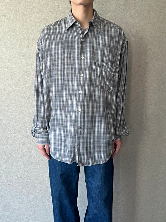 90's PERRY ELLIS rayon shirt