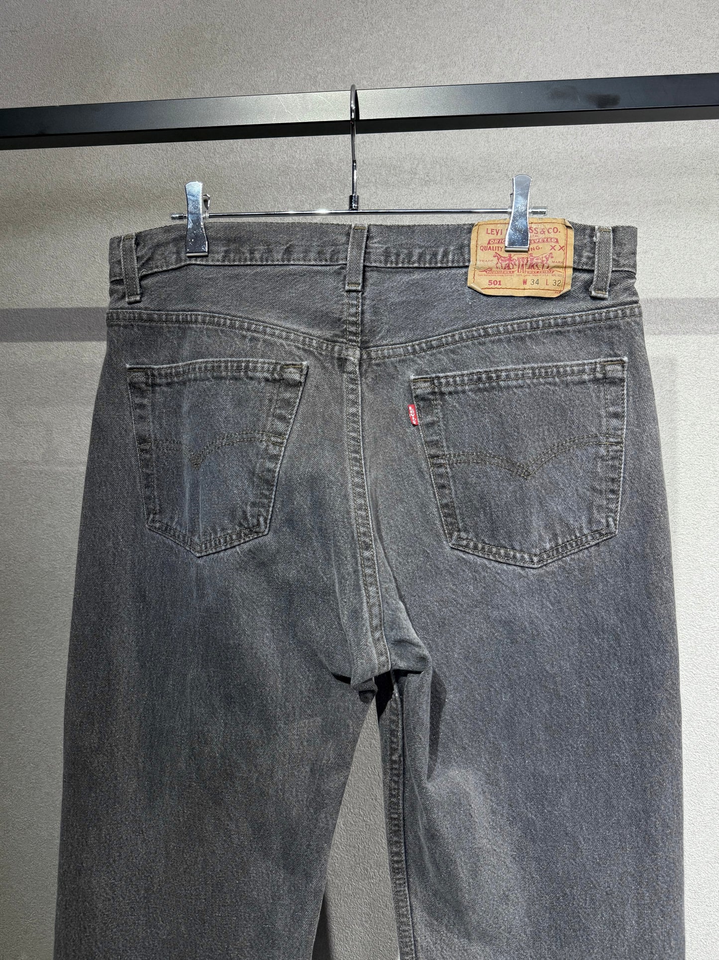 90's Levi's 501 yarn dyed denim pants "Made in USA"