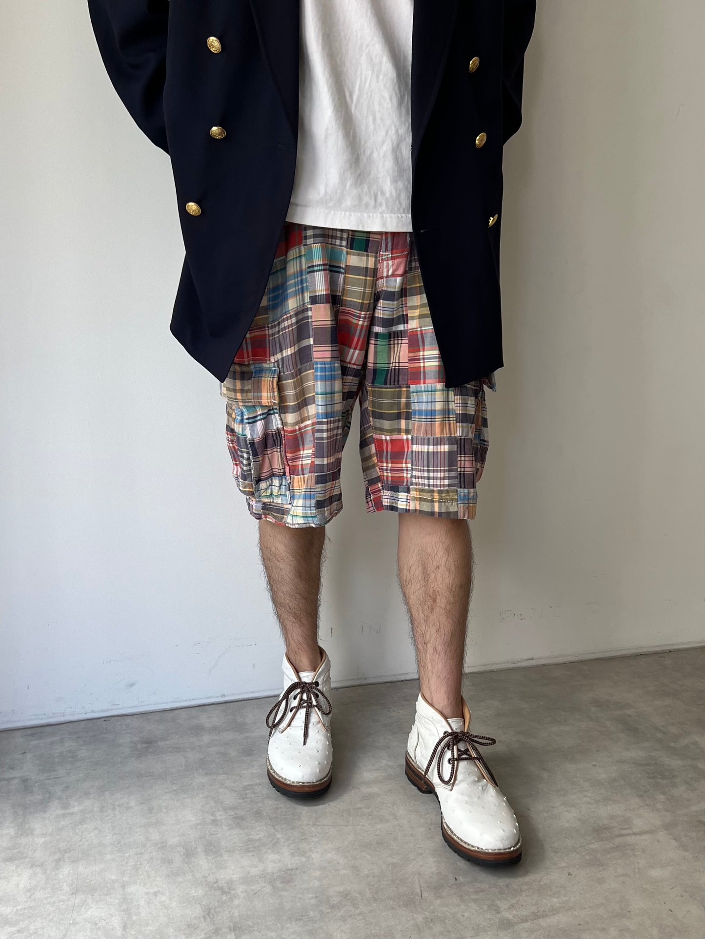 00's GAP patchwork cargo shorts