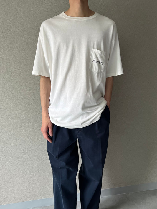 80's〜 BANANA REPUBLIC print t-shirt