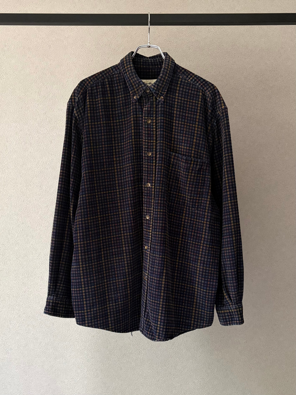 90's Eddie Bauer print corduroy shirt