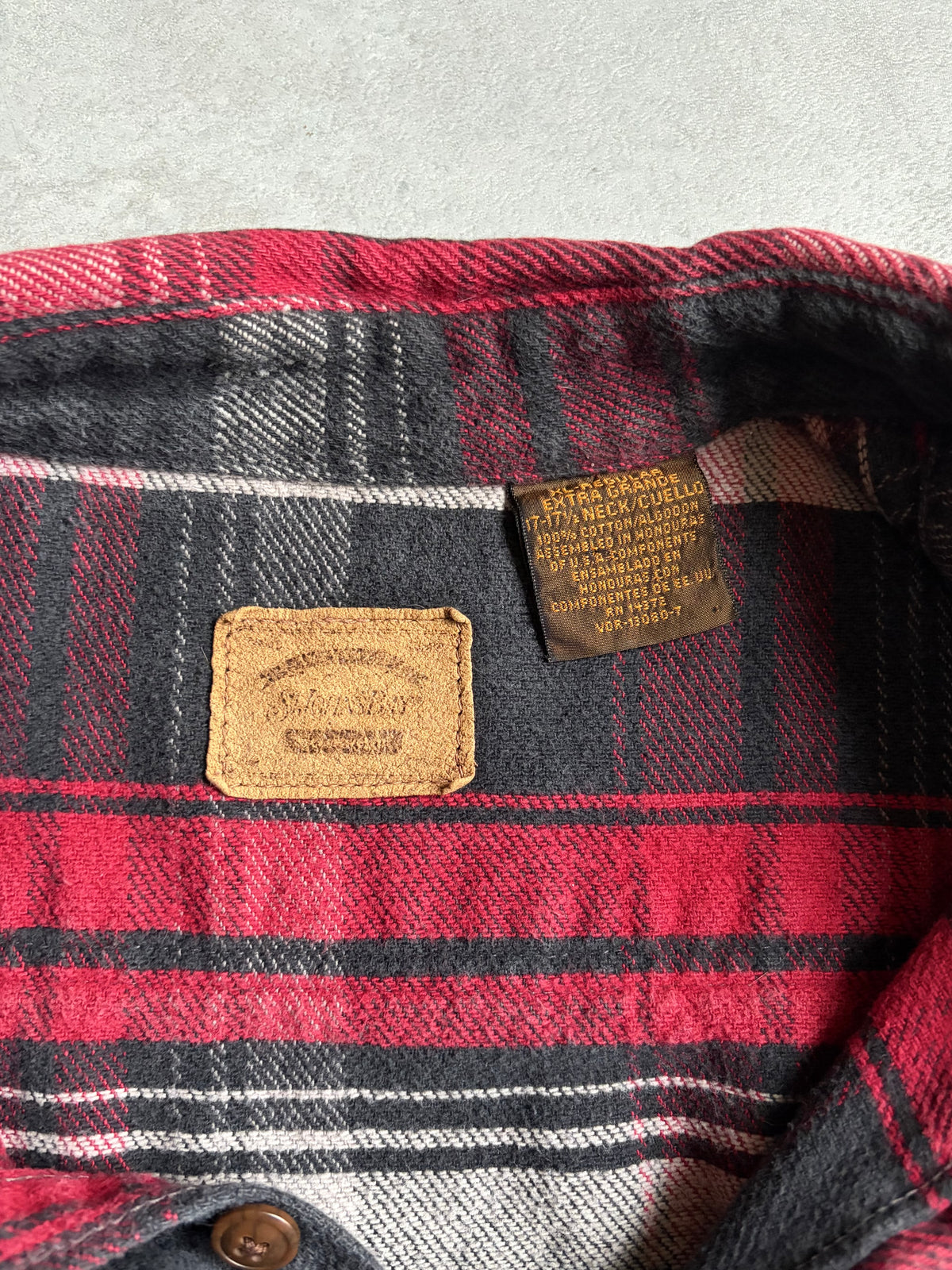 00's ST.JOHN'S BAY flannel shirt