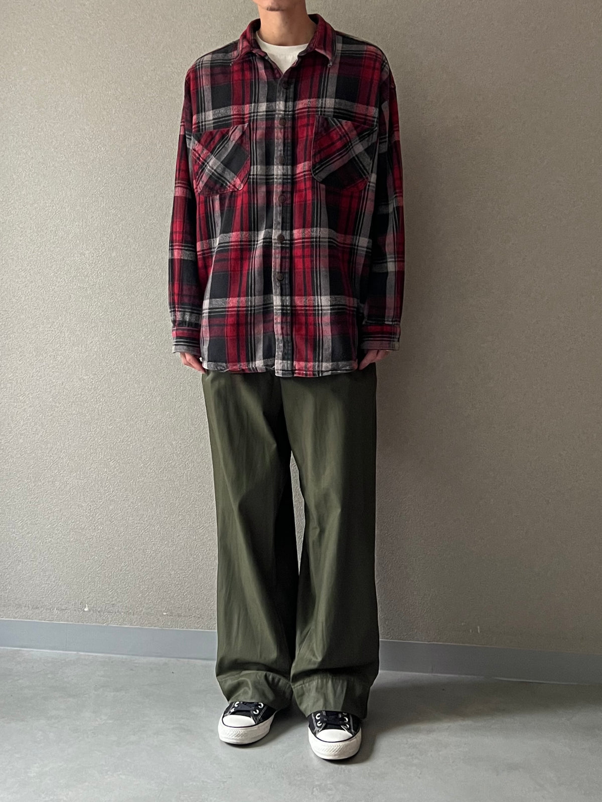 00's OLD NAVY cotton×nylon pants