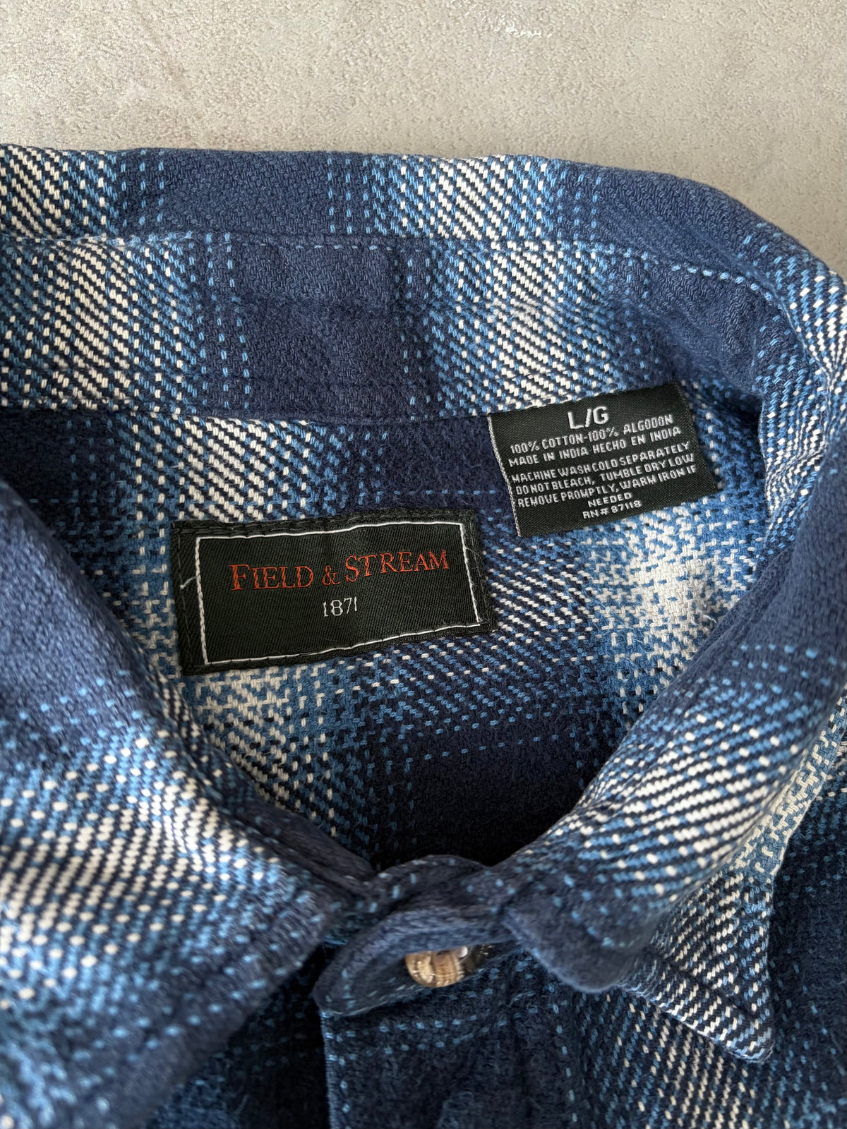 00's FIELD & STREAM flannel shirt