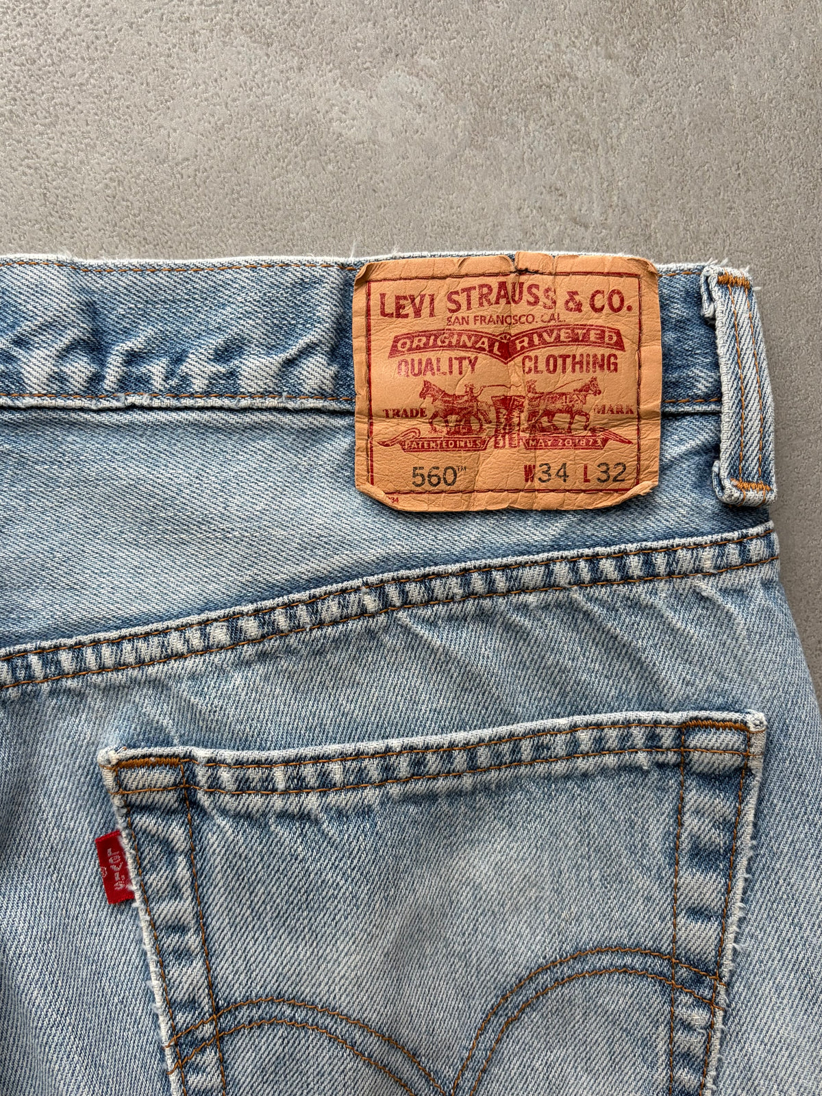 00's Levi's 560 denim pants