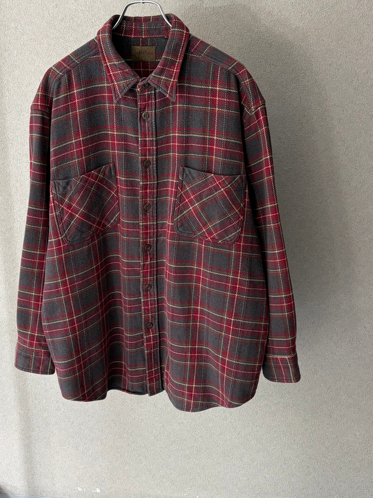 00's ST.JOHN'S BAY flannel shirt