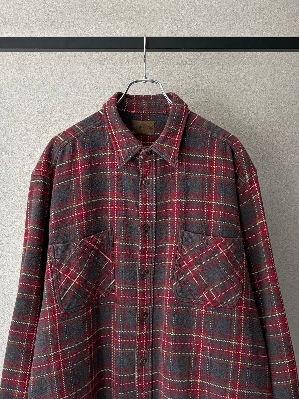 00's ST.JOHN'S BAY flannel shirt