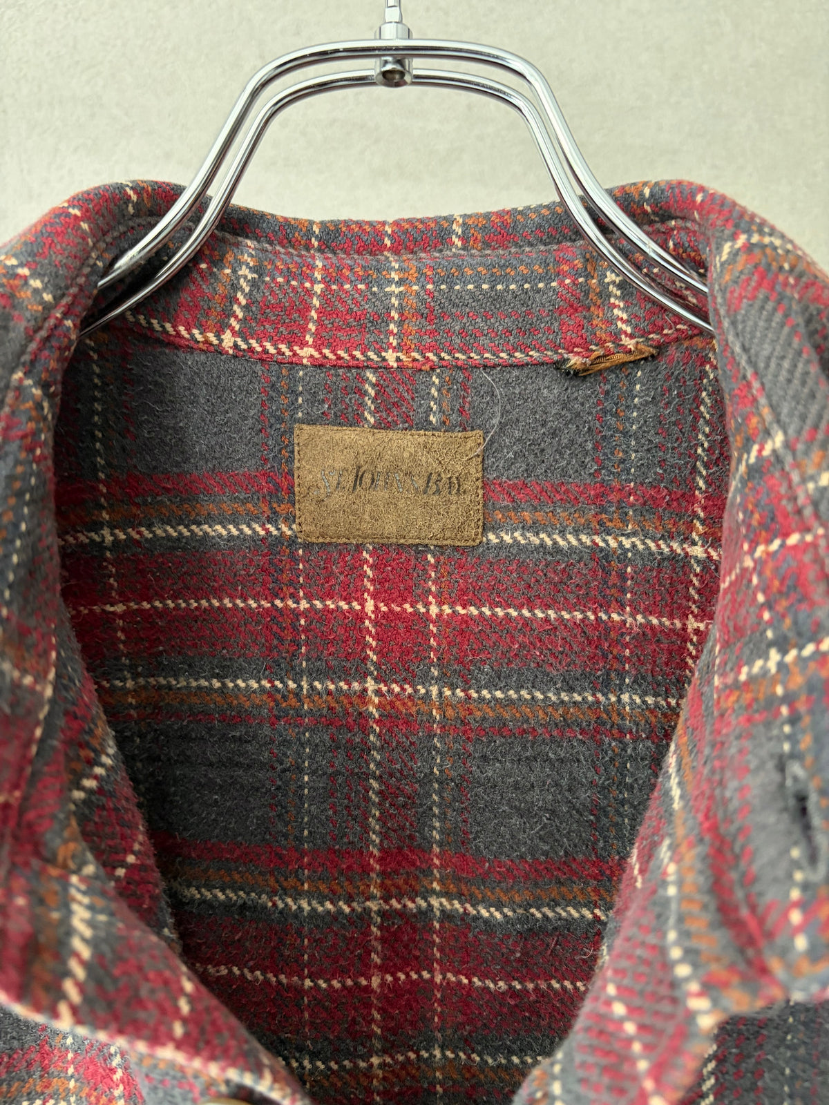 00's ST.JOHN'S BAY flannel shirt