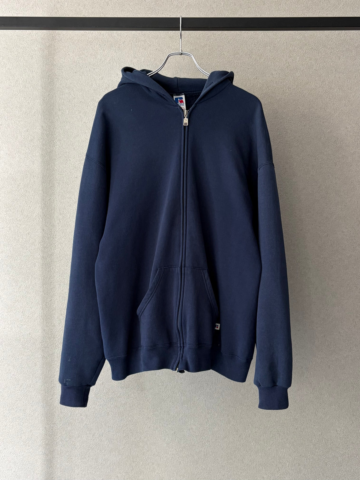 90's RUSSELL zip up sweat hoodie