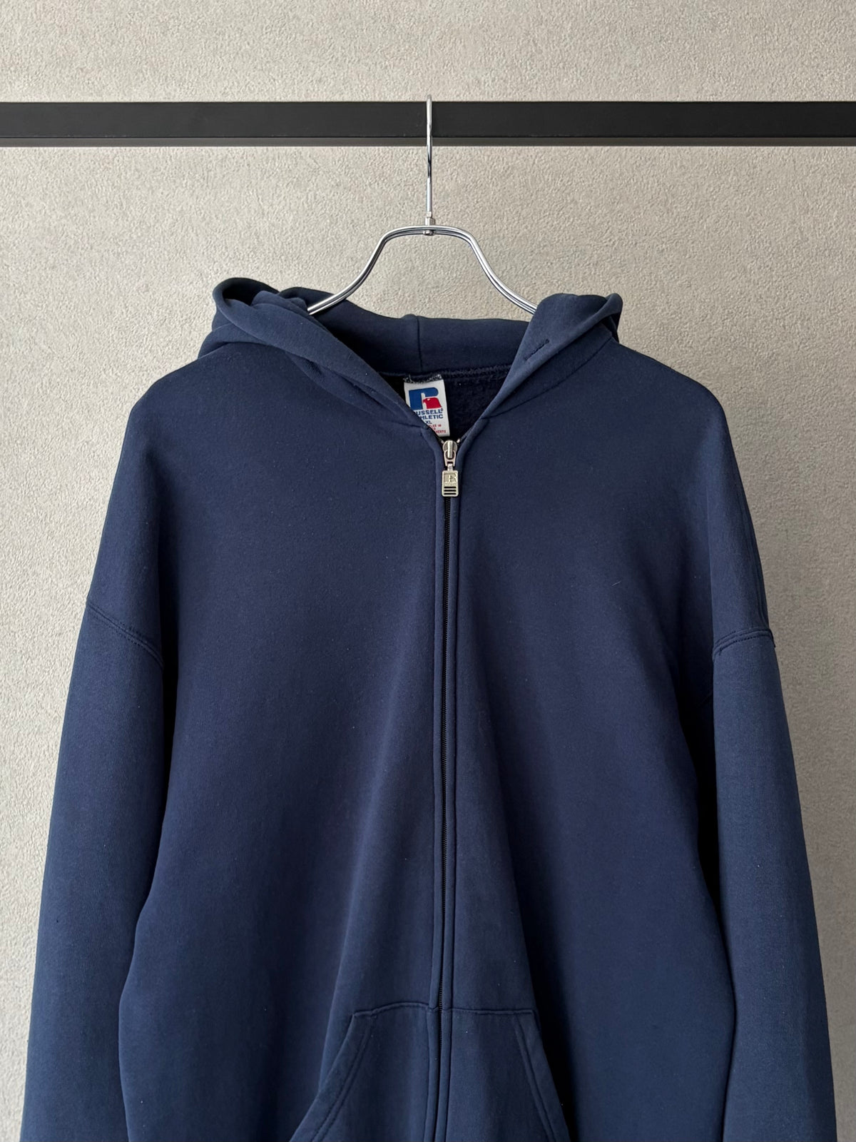 90's RUSSELL zip up sweat hoodie