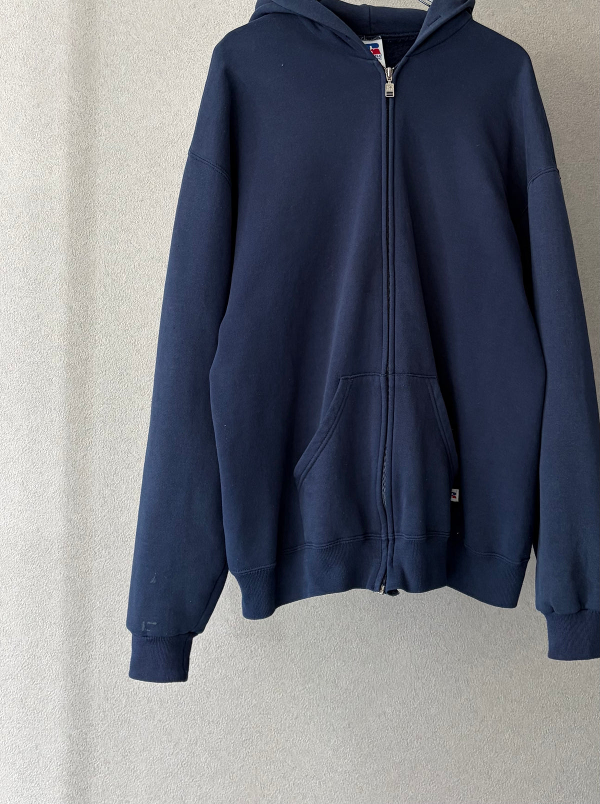 90's RUSSELL zip up sweat hoodie