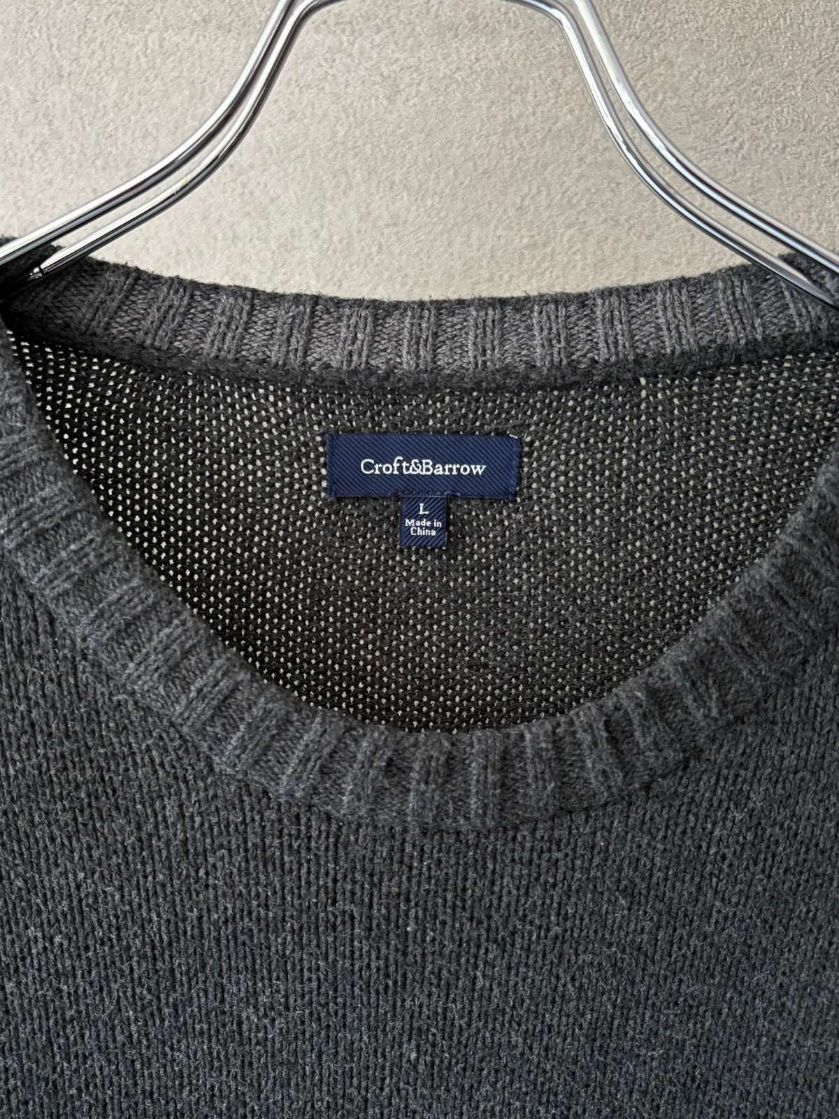 00's croft & barrow cotton knit sweater