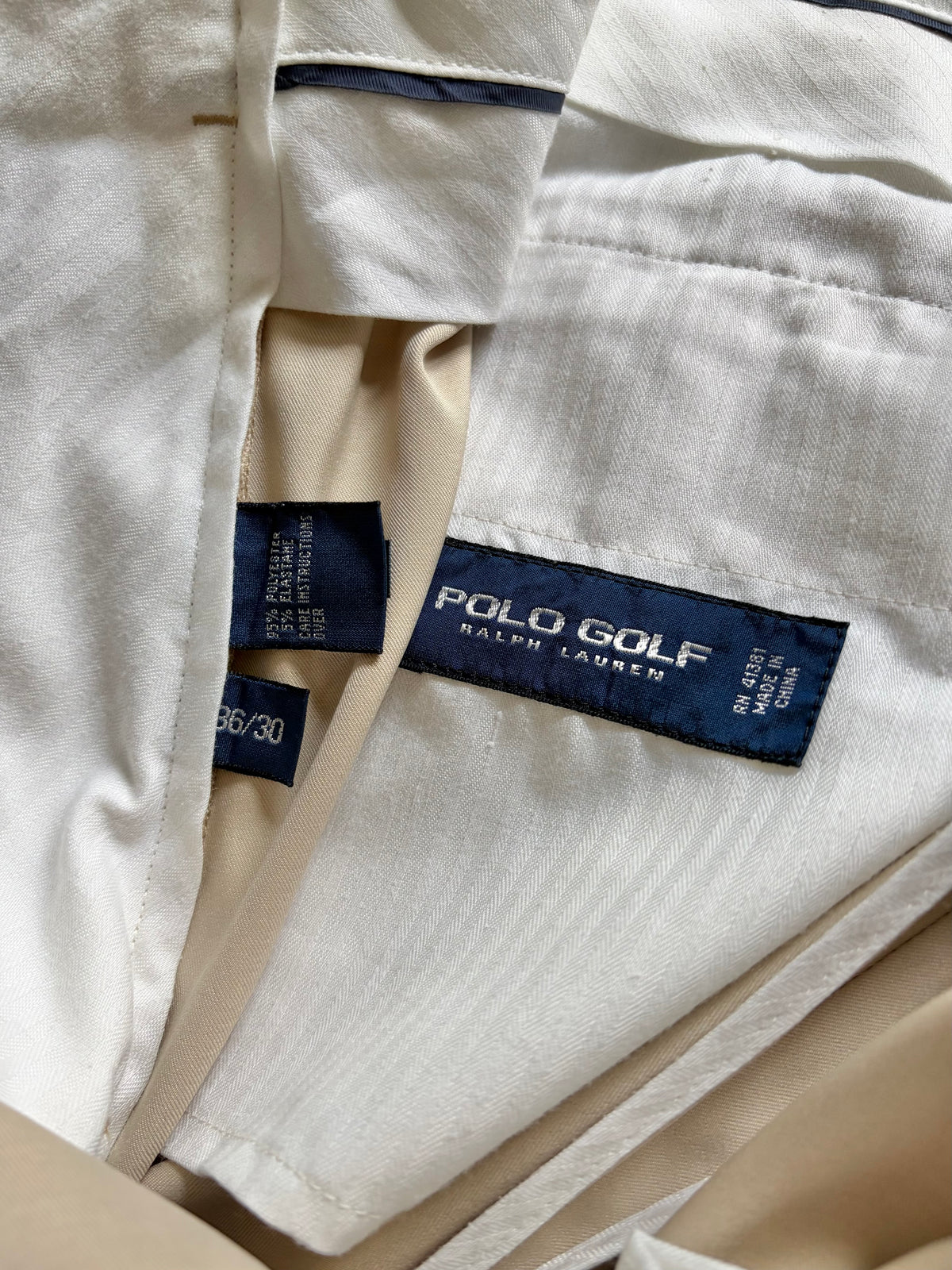 90's POLO GOLF polyester slacks
